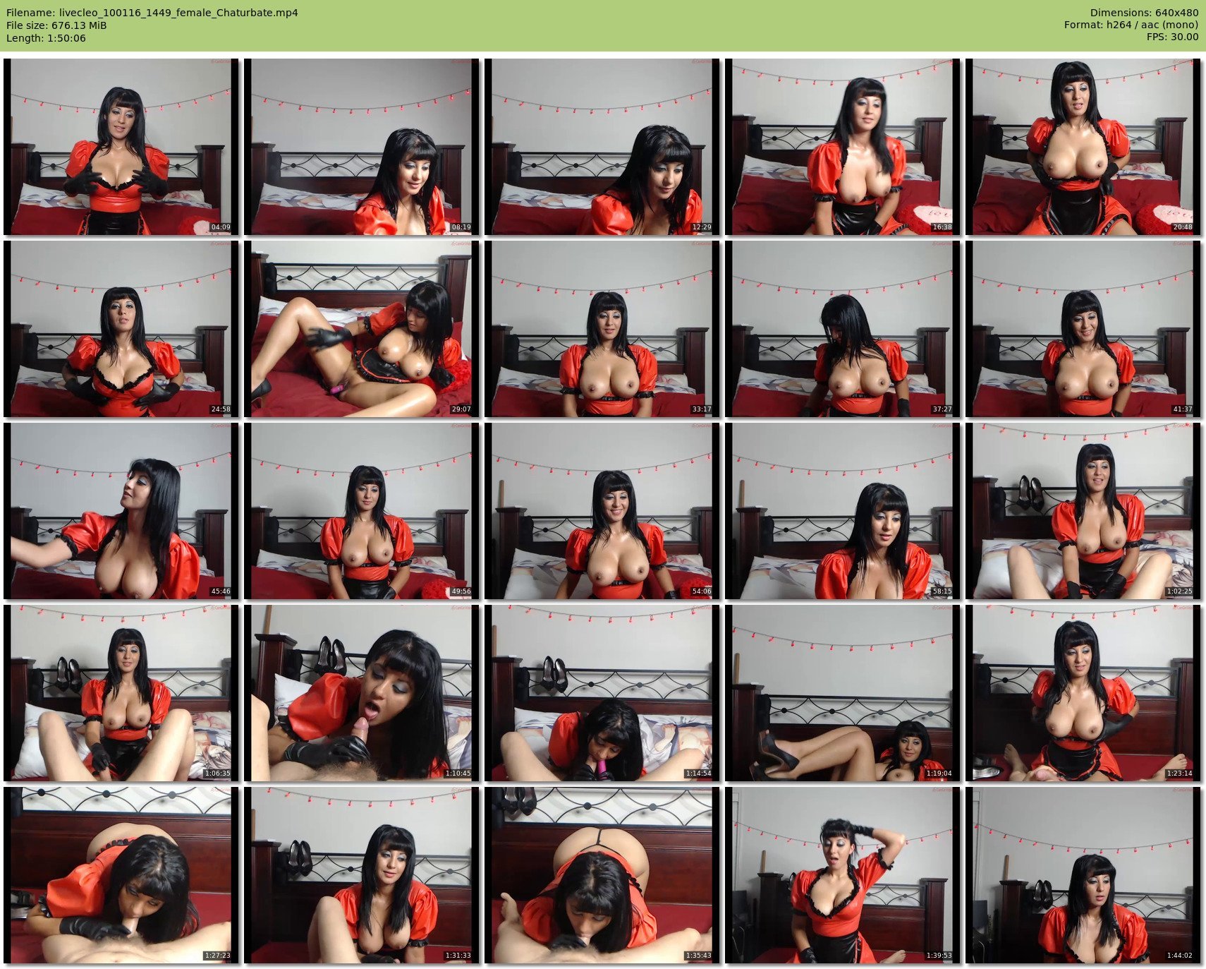 livecleo — 111 minute Chaturbate female cam show recording, 480p, Jan 10, 2016