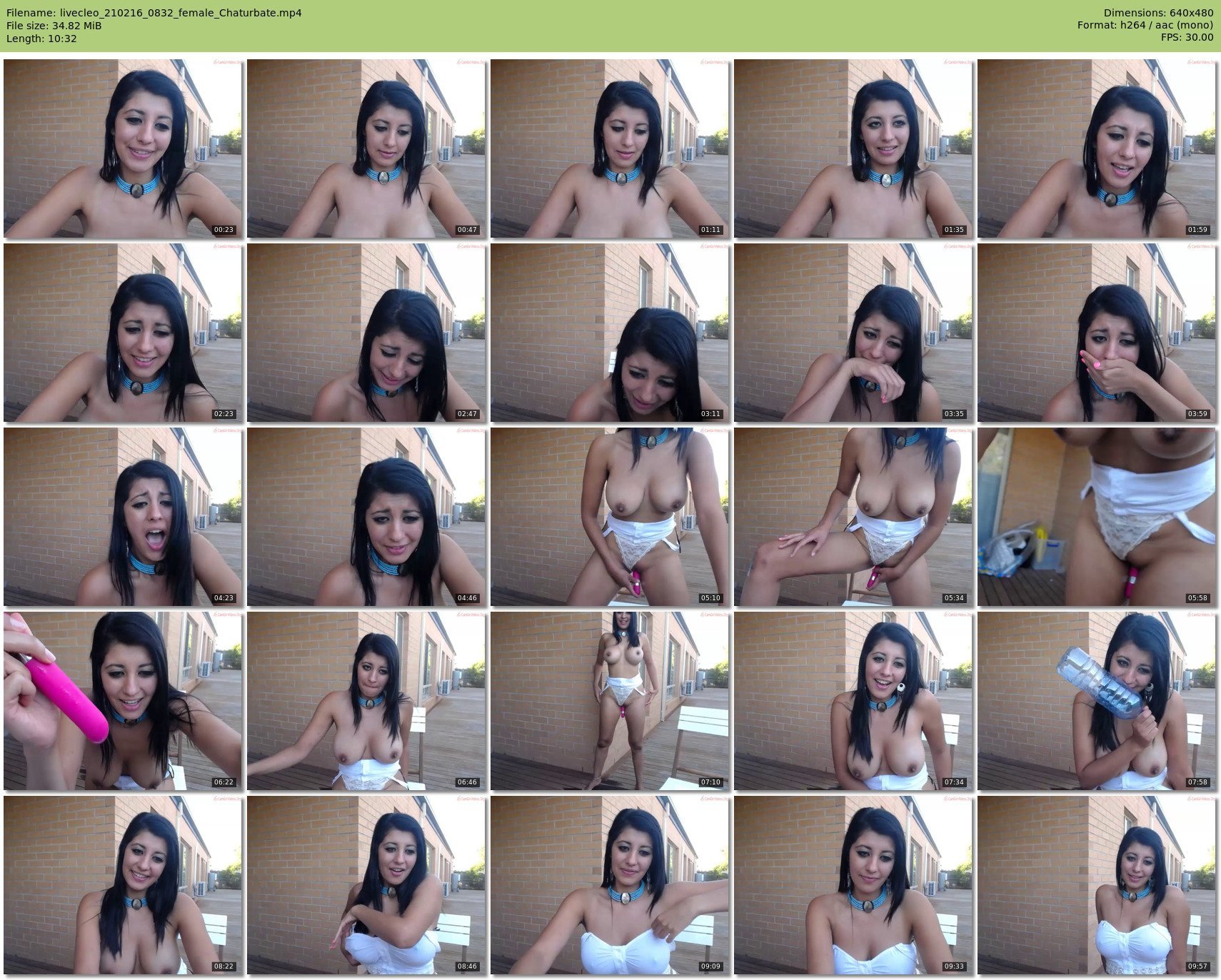 livecleo — 11 minute Chaturbate female cam show recording, 480p, Feb 21, 2016
