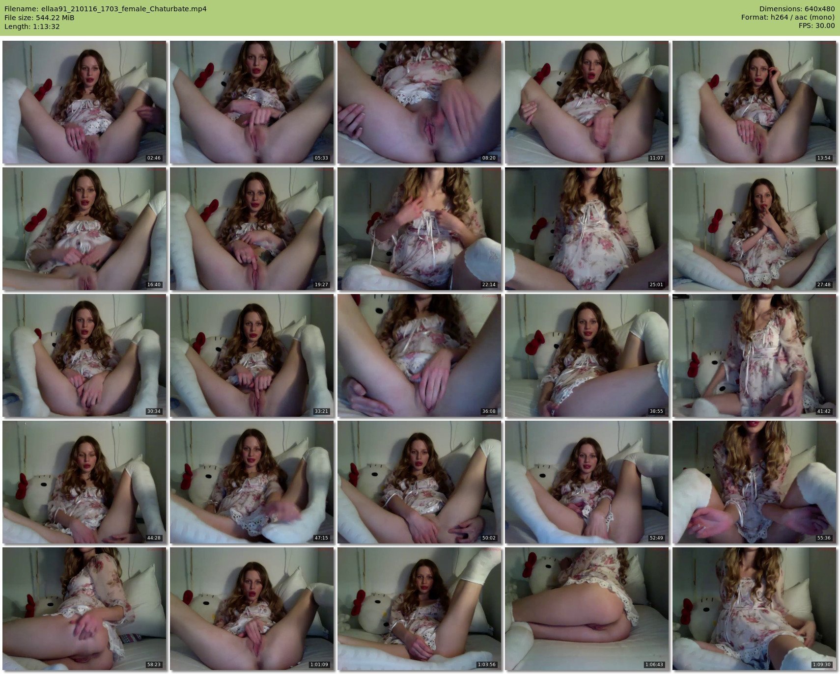 ellaa91 — 74 minute Chaturbate female cam show recording, 480p, Jan 21, 2016