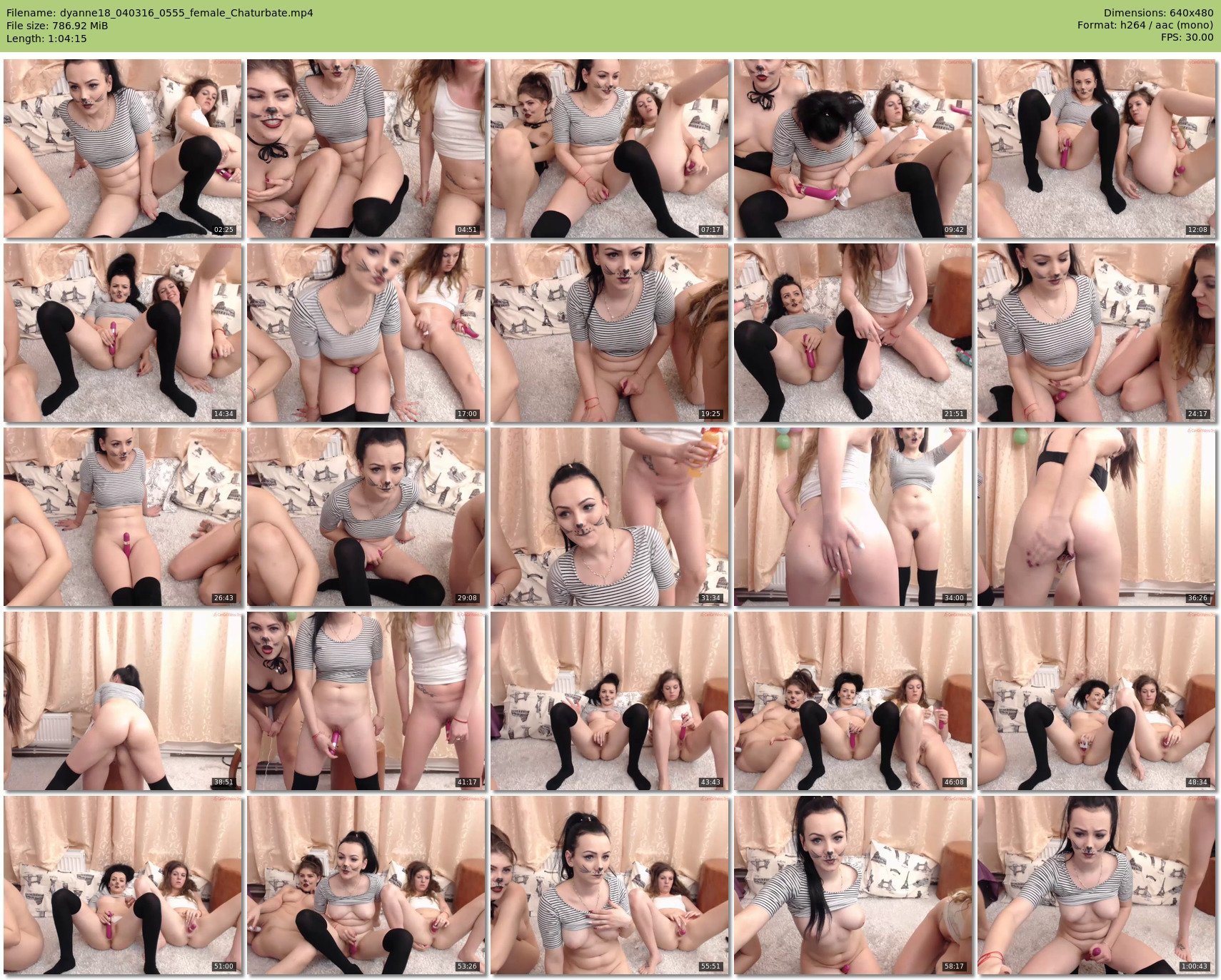 dyanne18 — 65 minute Chaturbate female cam show recording, 480p, Mar 4, 2016