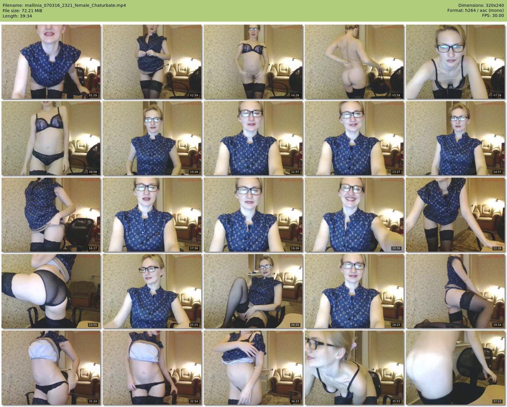 mallinia — 40 minute Chaturbate female cam show recording, SD, Mar 7, 2016