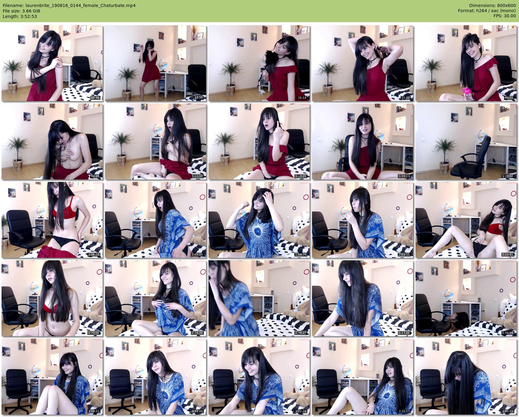 laurenbrite — 233 minute Chaturbate female cam show recording, 480p, Aug 19, 2016
