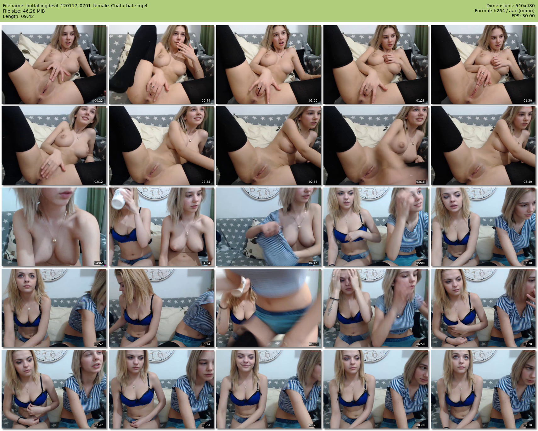 hotfallingdevil — 10 minute Chaturbate female cam show recording, 480p, Jan 12, 2017