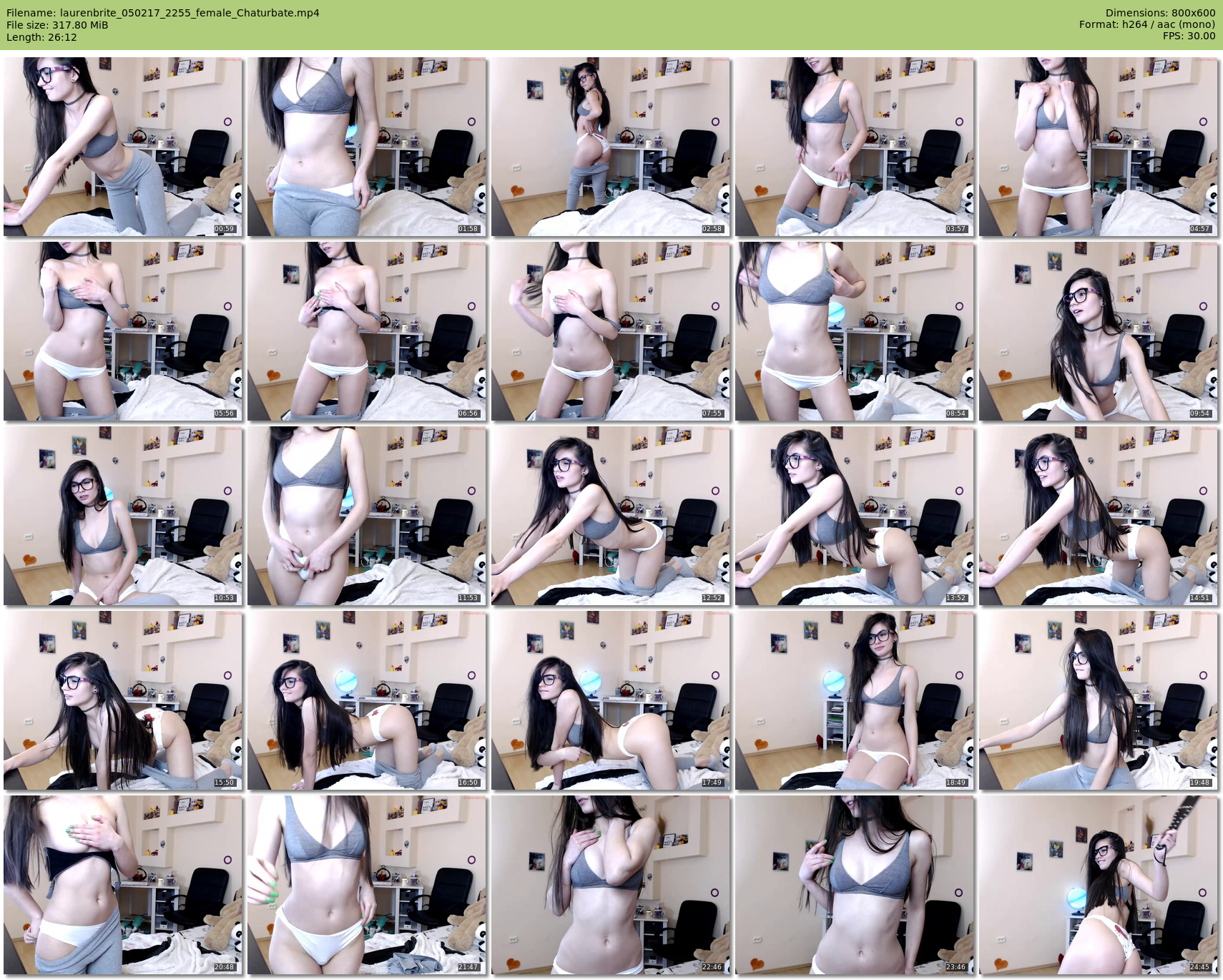 laurenbrite — 27 minute Chaturbate female cam show recording, 480p, Feb 5, 2017
