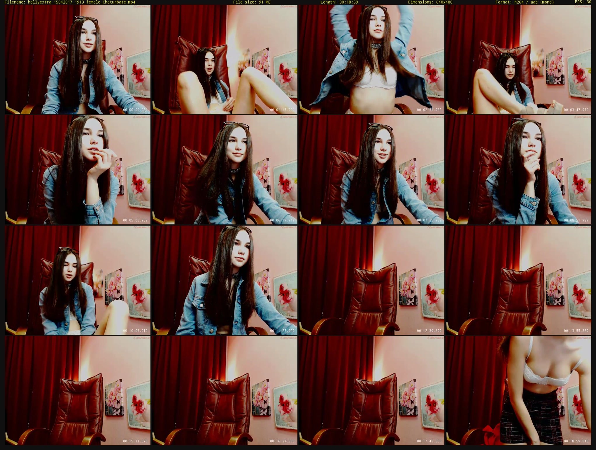 hollyextra — 19 minute Chaturbate female cam show recording, 480p, Apr 15, 2017