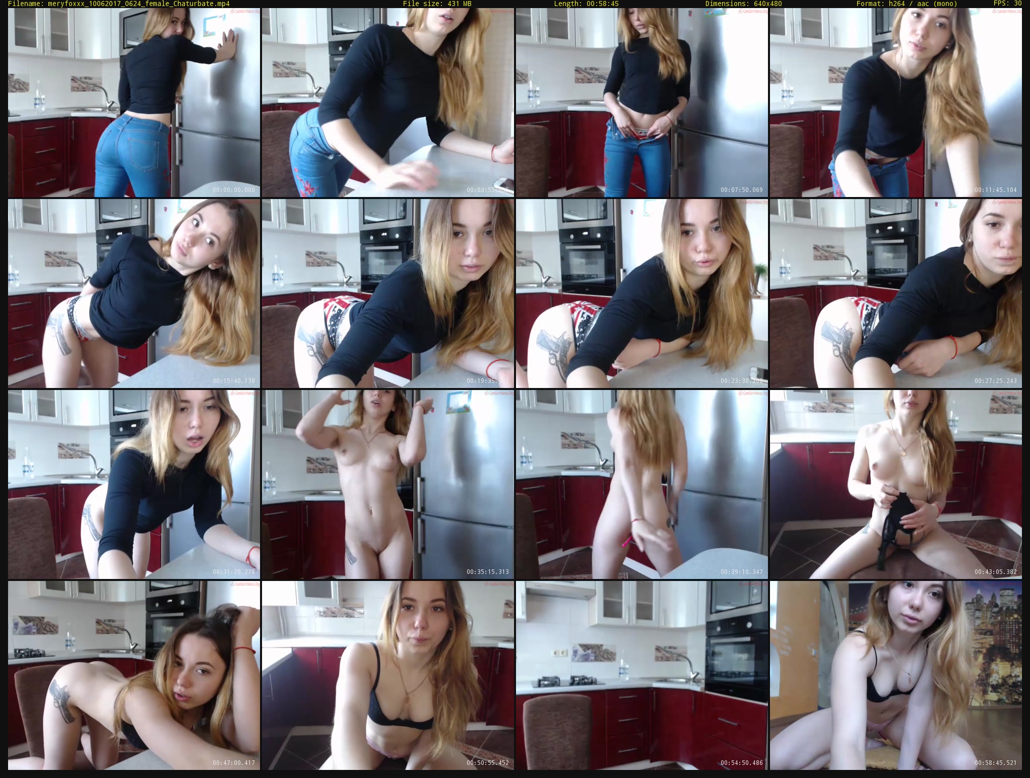 meryfoxxx — 59 minute Chaturbate female cam show recording, 480p, Jun 10, 2017