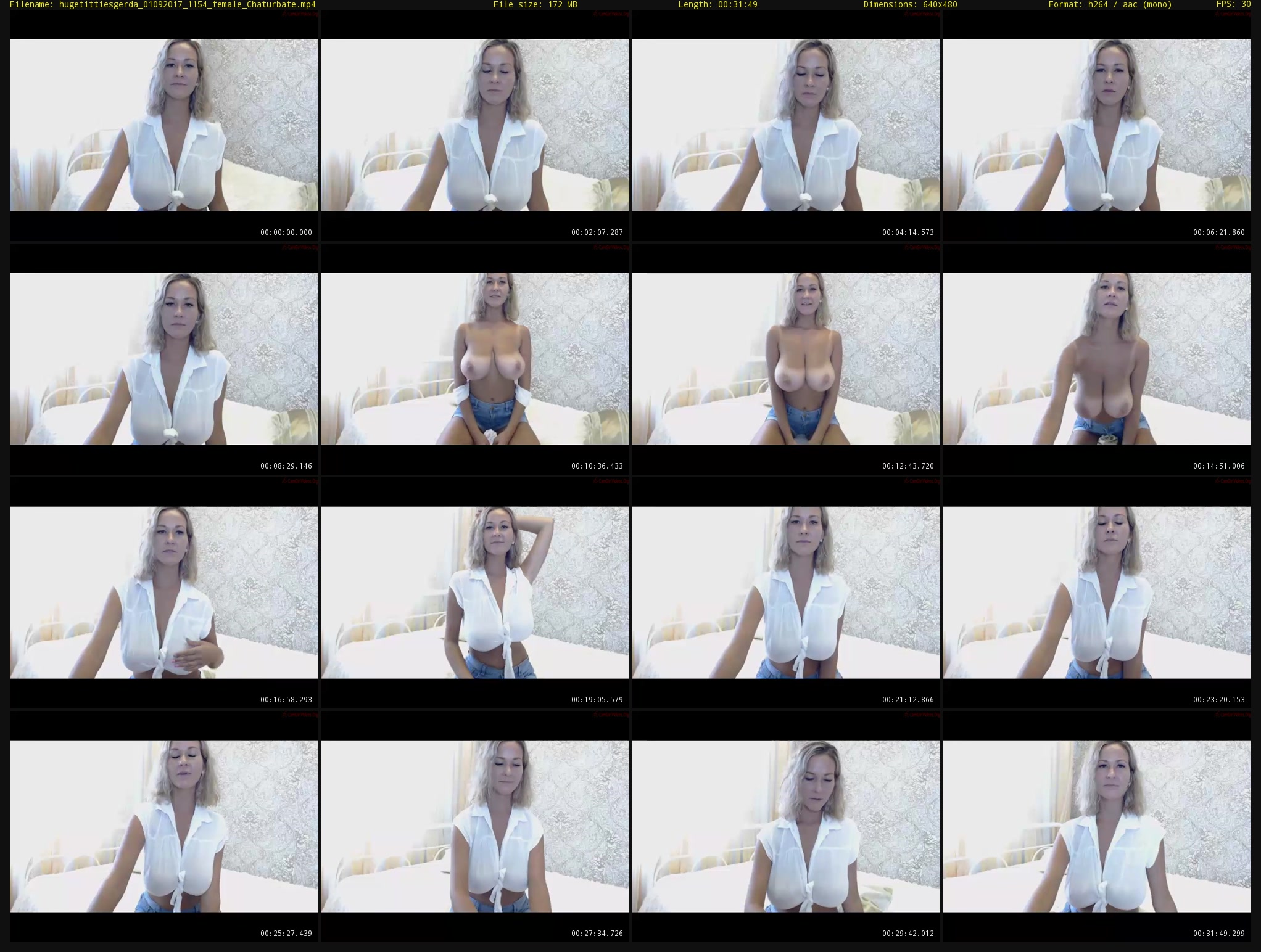 hugetittiesgerda — 32 minute Chaturbate female cam show recording, 480p, Sep 1, 2017