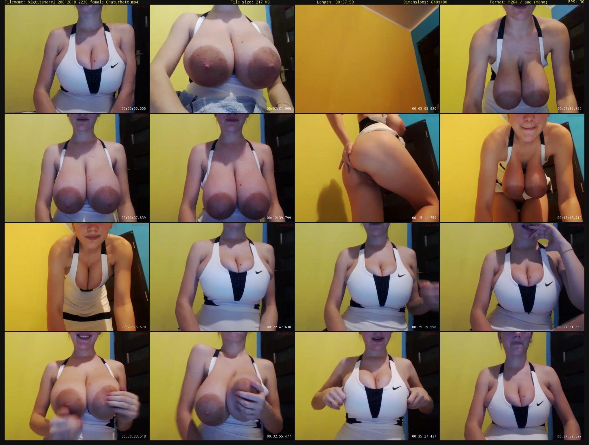bigtitsmary2 — 38 minute Chaturbate female cam show recording, 480p, Jan 28, 2018