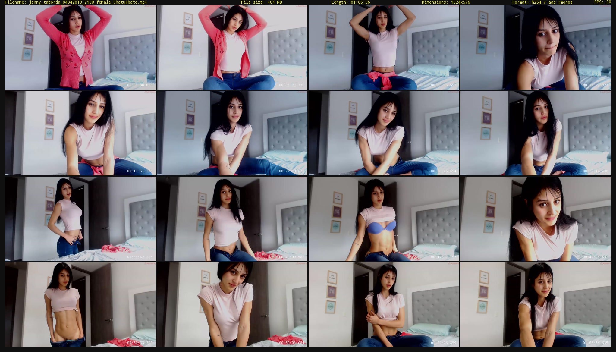 jenny_taborda — 67 minute Chaturbate female cam show recording, 480p, Apr 4, 2018