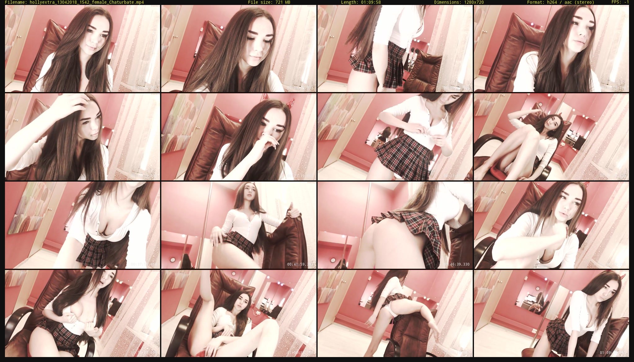 hollyextra — 70 minute Chaturbate female cam show recording, 720p, Apr 13, 2018