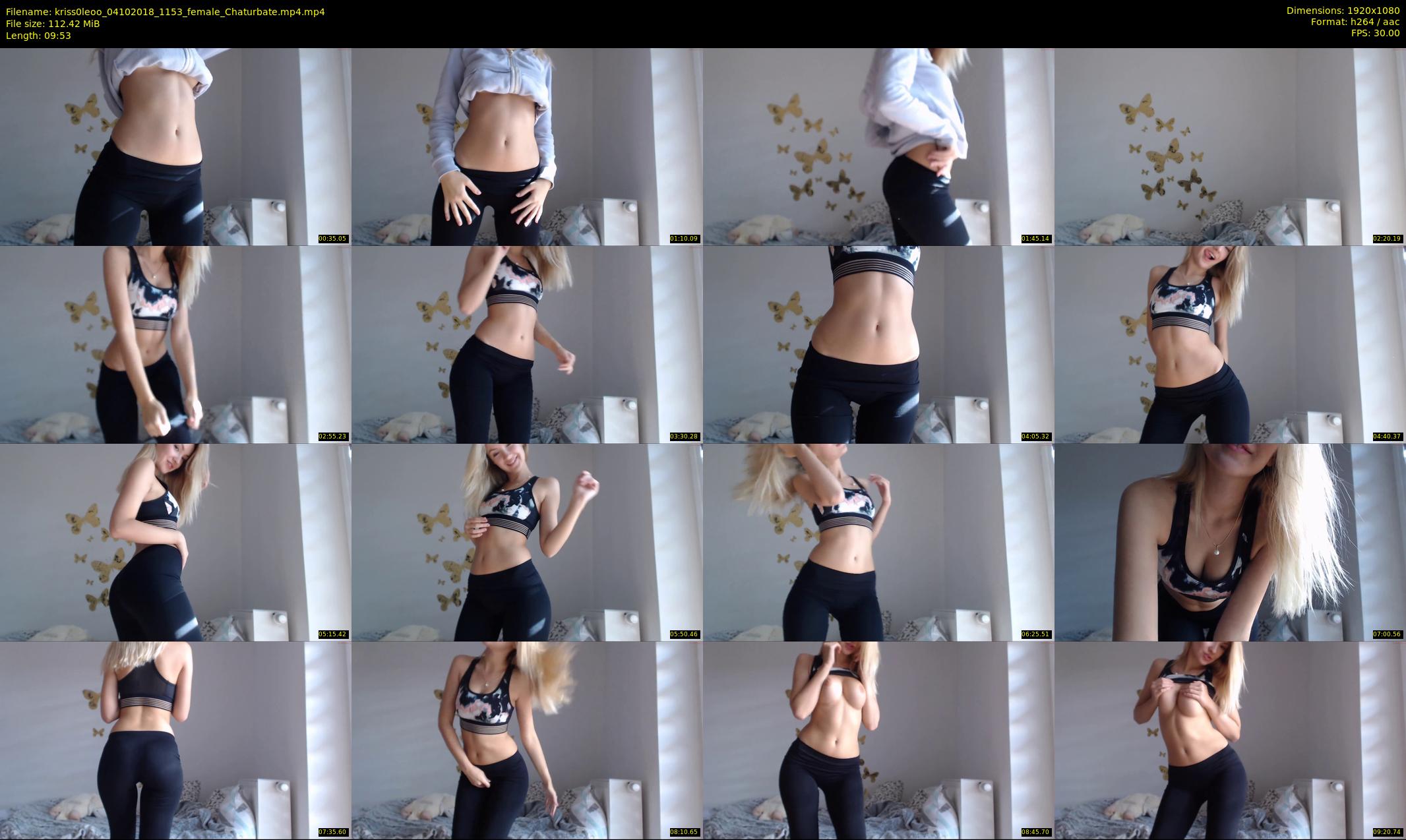 kriss0leoo — 10 minute Chaturbate couple cam show recording, 1080p, Oct 4, 2018