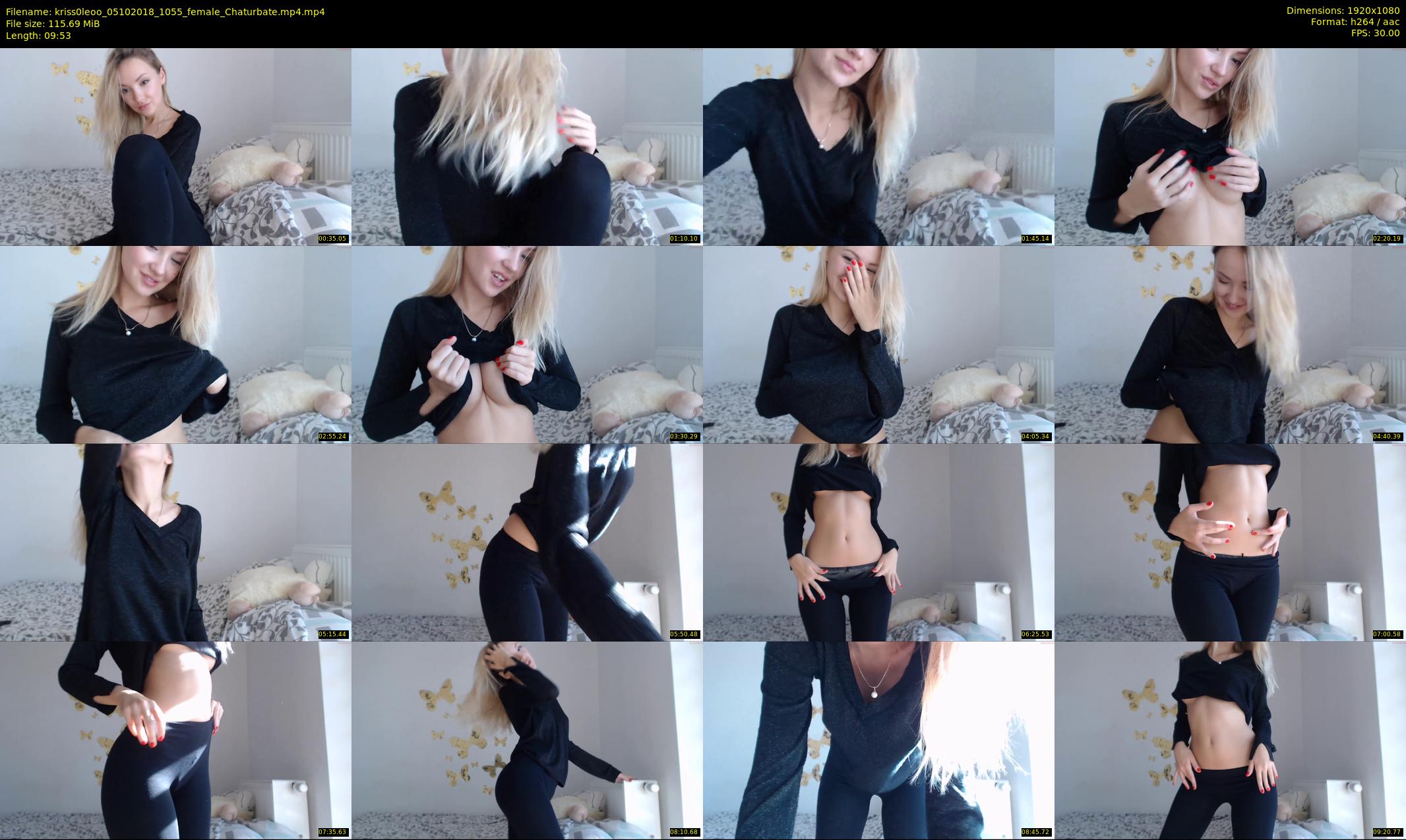kriss0leoo — 10 minute Chaturbate couple cam show recording, 1080p, Oct 5, 2018