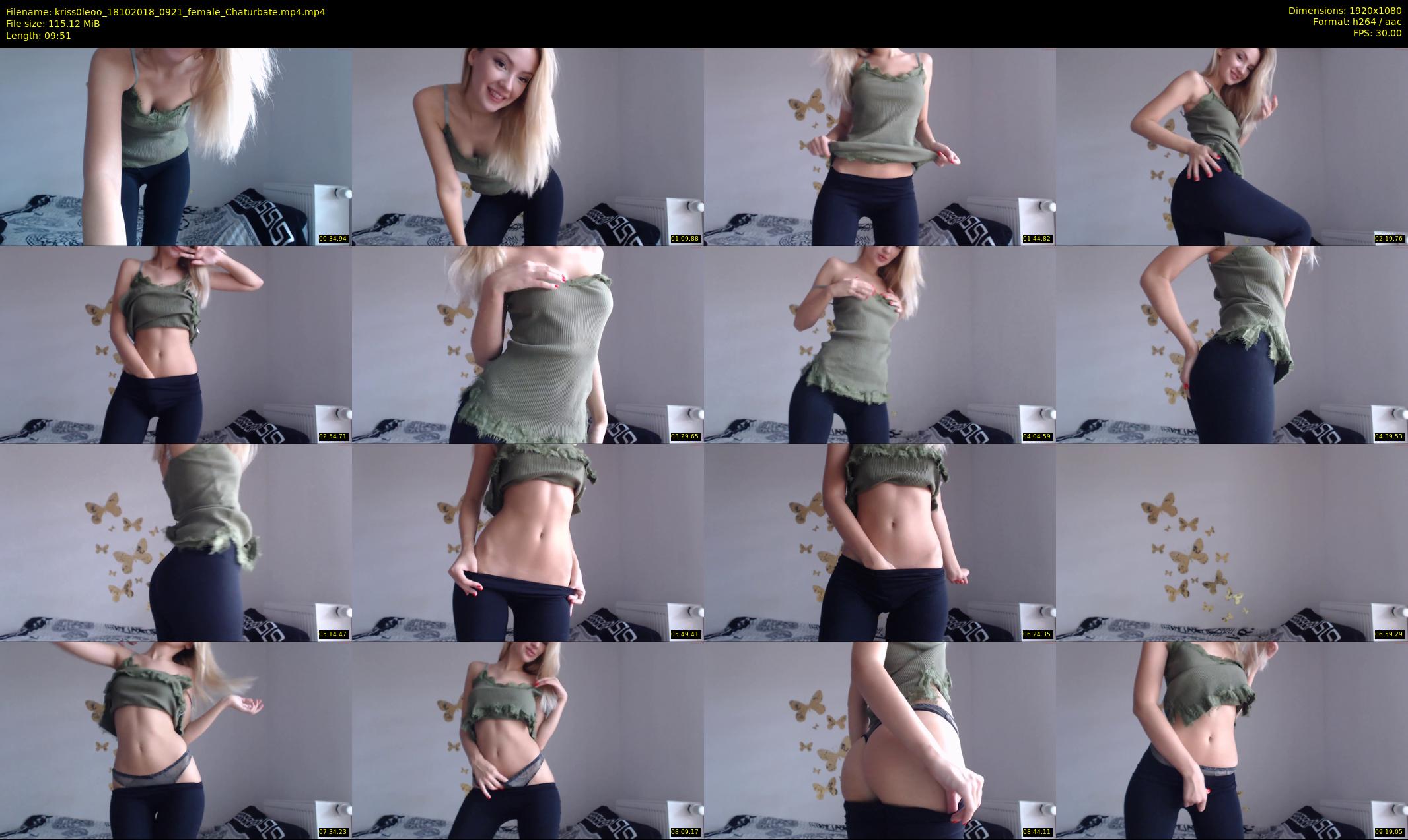 kriss0leoo — 10 minute Chaturbate couple cam show recording, 1080p, Oct 18, 2018