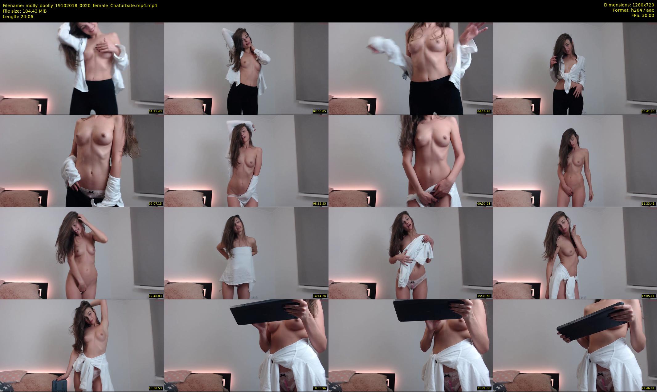molly_doolly — 25 minute Chaturbate female cam show recording, 720p, Oct 19, 2018