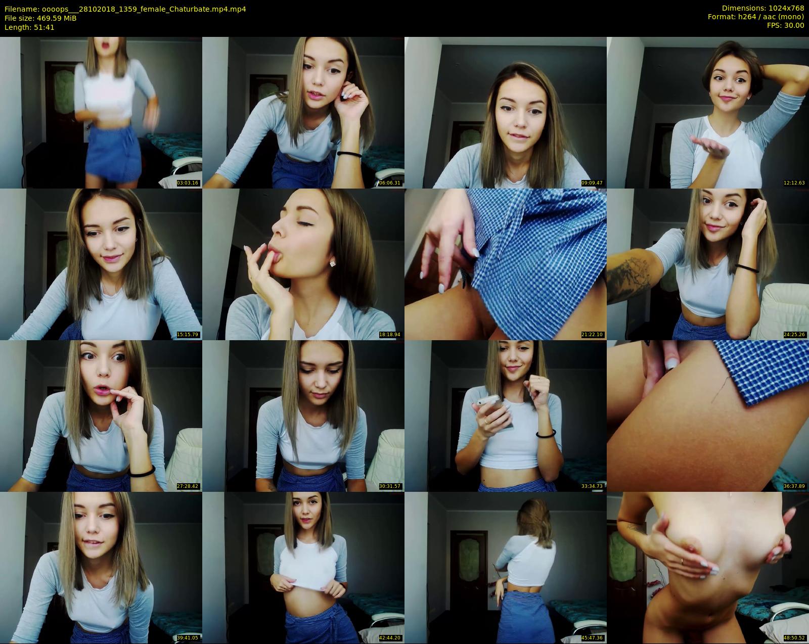 oooops__ — 52 minute Chaturbate female cam show recording, 720p, Oct 28, 2018