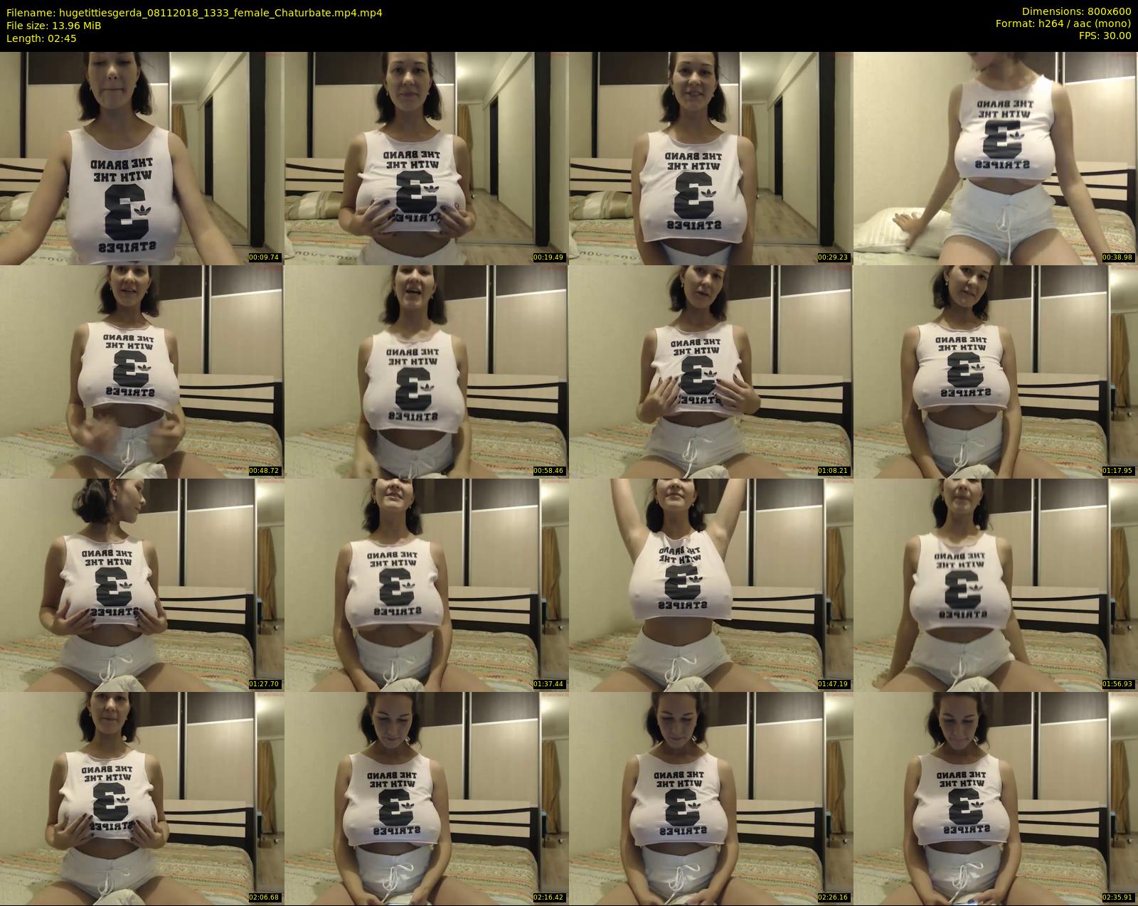 hugetittiesgerda — 3 minute Chaturbate female cam show recording, 480p, Nov 8, 2018
