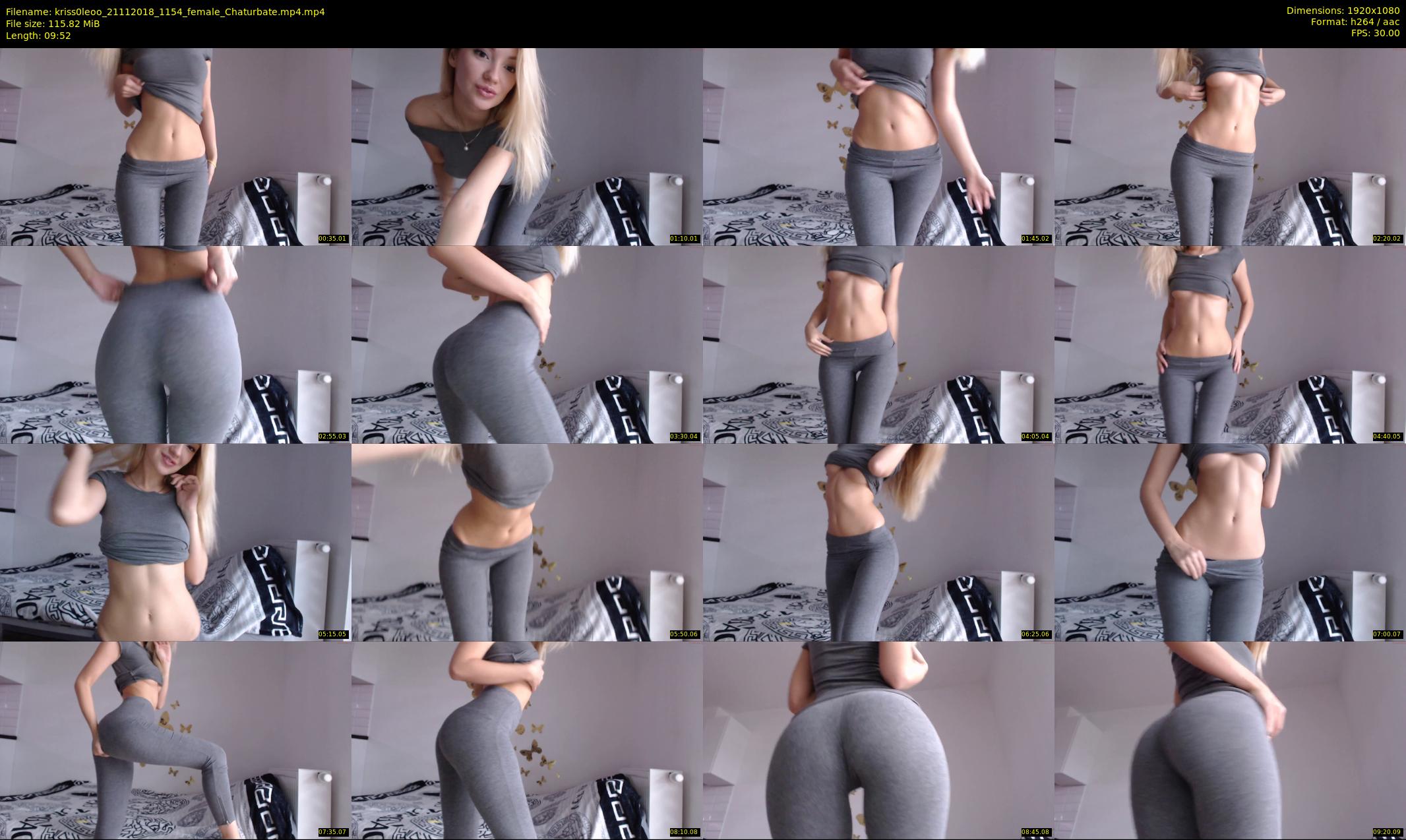 kriss0leoo — 10 minute Chaturbate couple cam show recording, 1080p, Nov 21, 2018