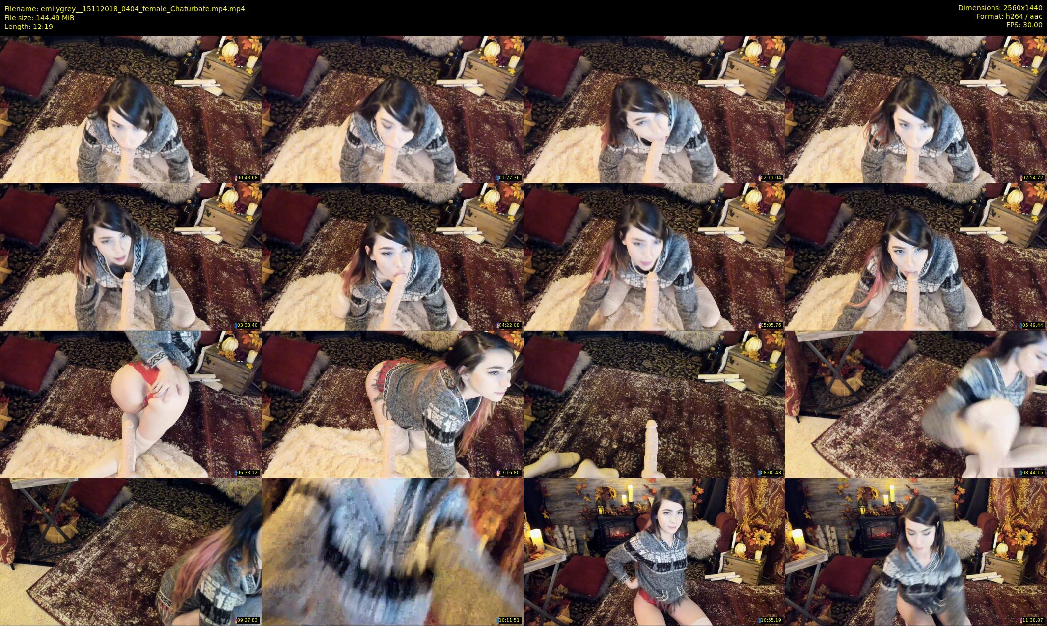 emilygrey_ — 13 minute Chaturbate female cam show recording, 1080p, Nov 15, 2018