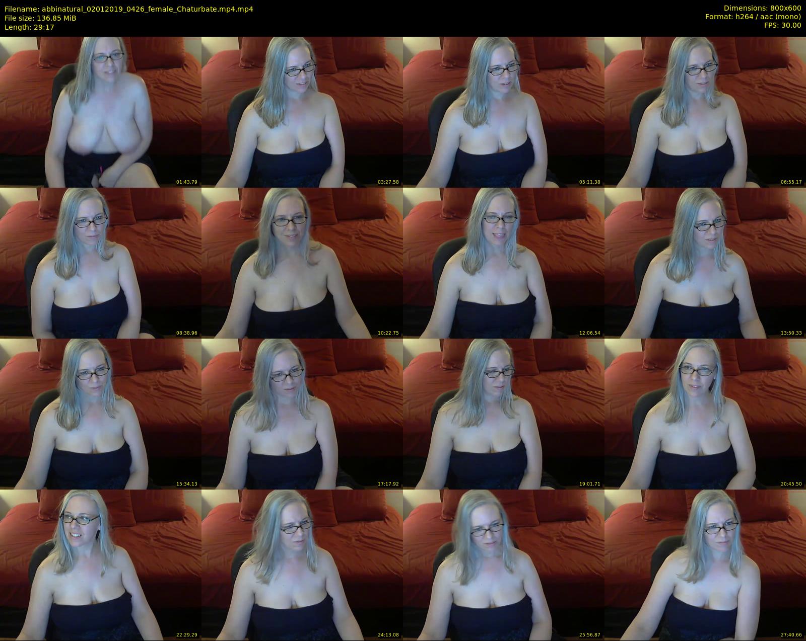 abbinatural — 30 minute Chaturbate female cam show recording, 480p, Jan 2, 2019
