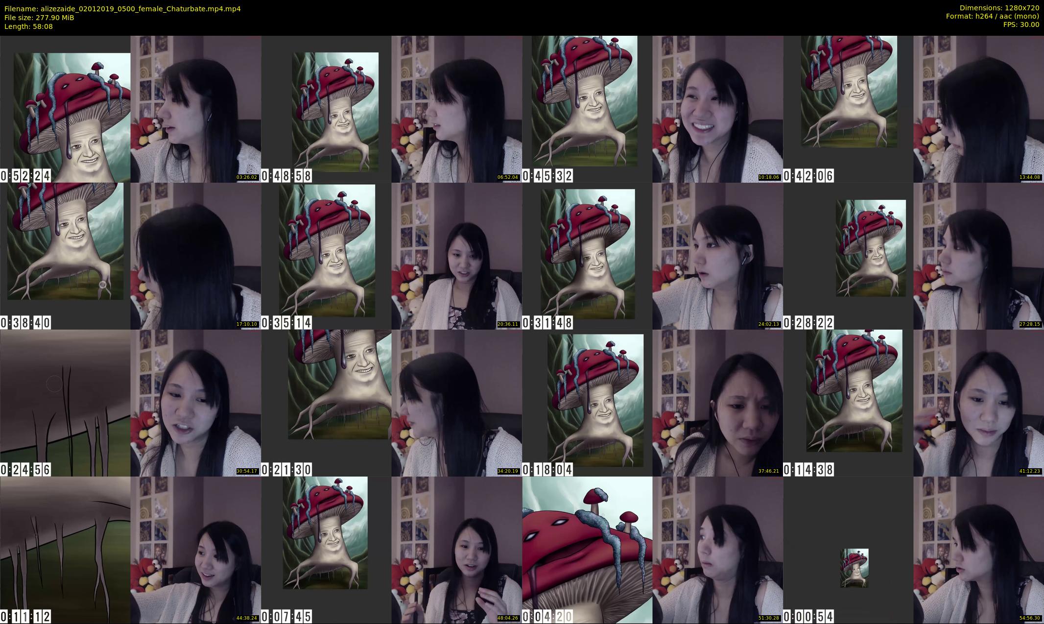 alizezaide — 59 minute Chaturbate female cam show recording, 720p, Jan 2, 2019