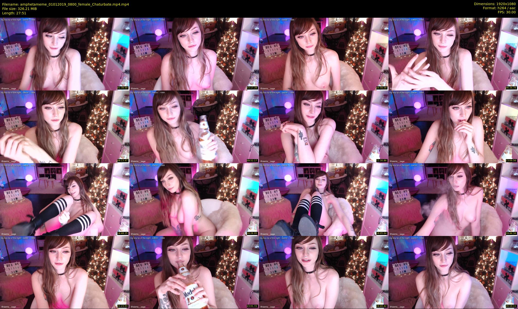 amphetameme — 28 minute Chaturbate female cam show recording, 1080p, Jan 1, 2019