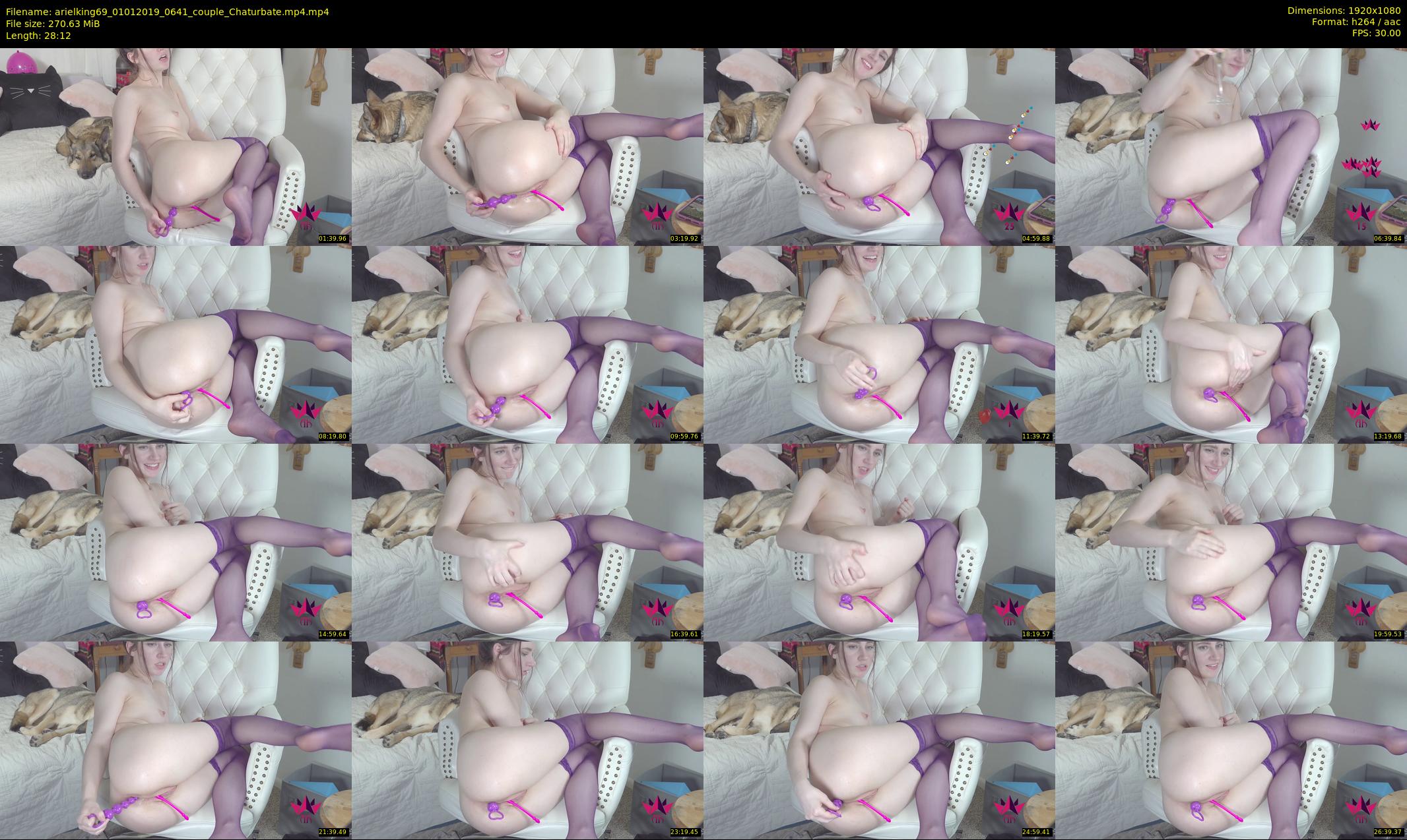 arielking69 — 29 minute Chaturbate female cam show recording, 1080p, Jan 1, 2019