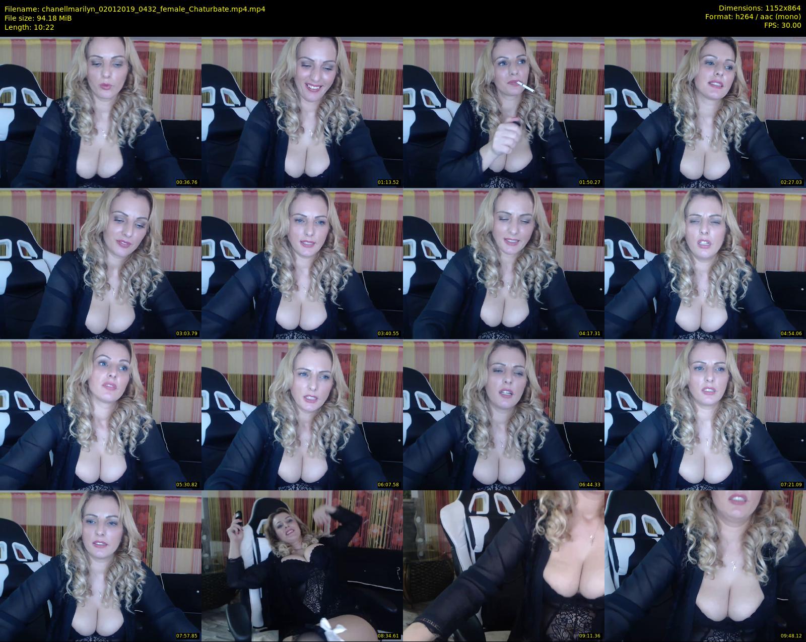 chanellmarilyn — 11 minute Chaturbate female cam show recording, 720p, Jan 2, 2019