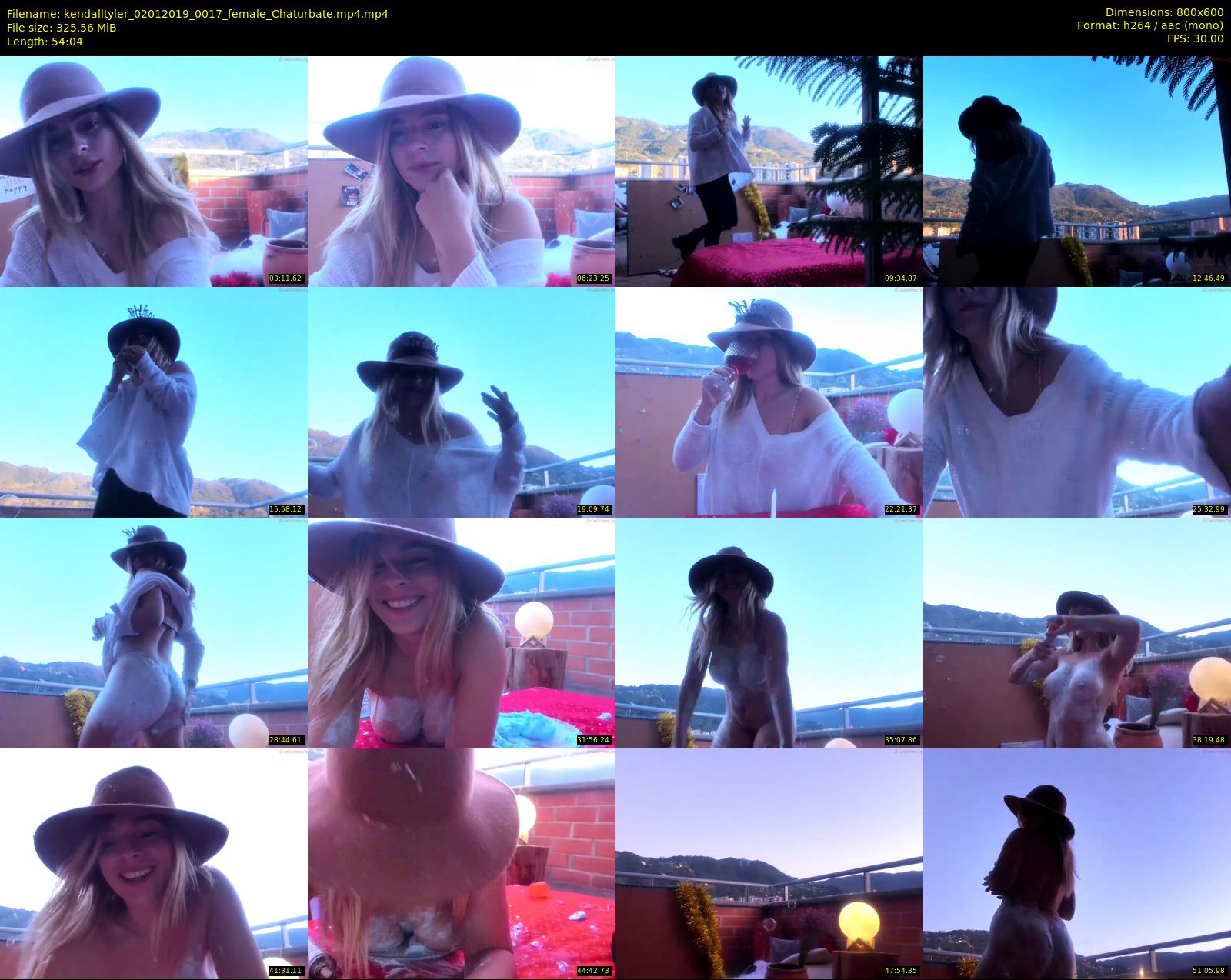 kendalltyler — 55 minute Chaturbate female cam show recording, 480p, Jan 2, 2019
