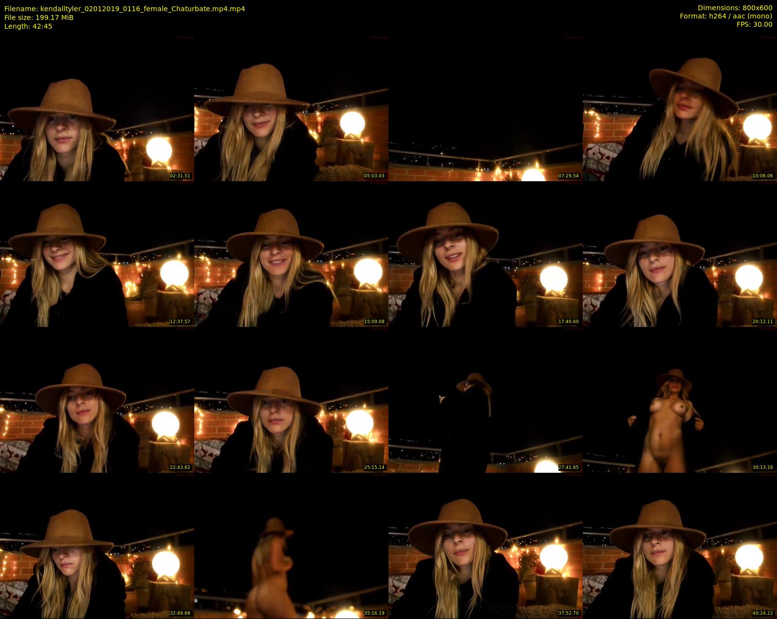kendalltyler — 43 minute Chaturbate female cam show recording, 480p, Jan 2, 2019