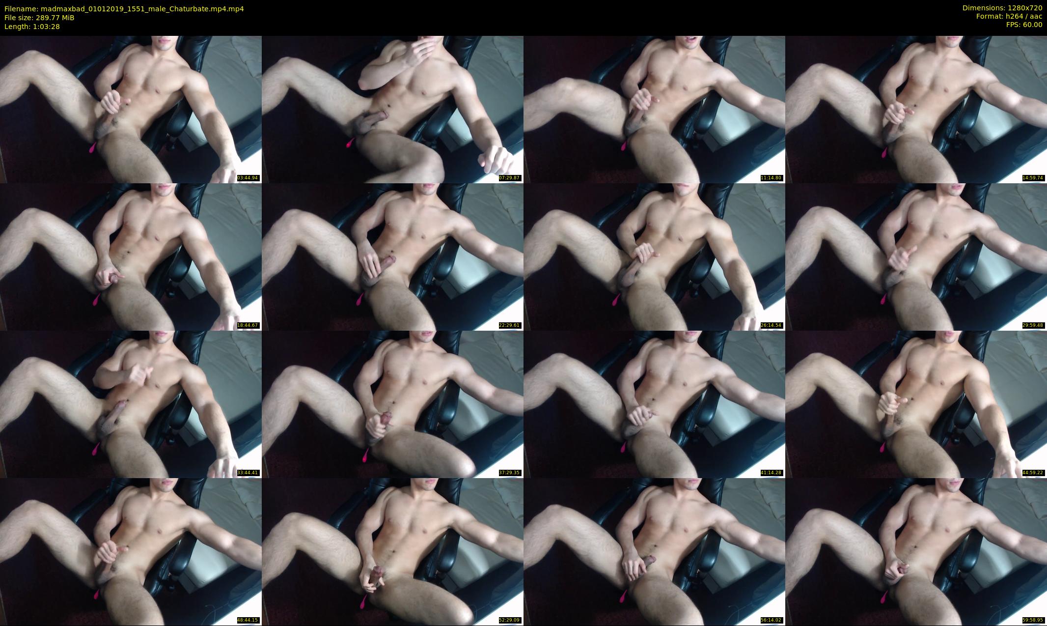 madmaxbad — 64 minute Chaturbate male cam show recording, 720p, Jan 1, 2019
