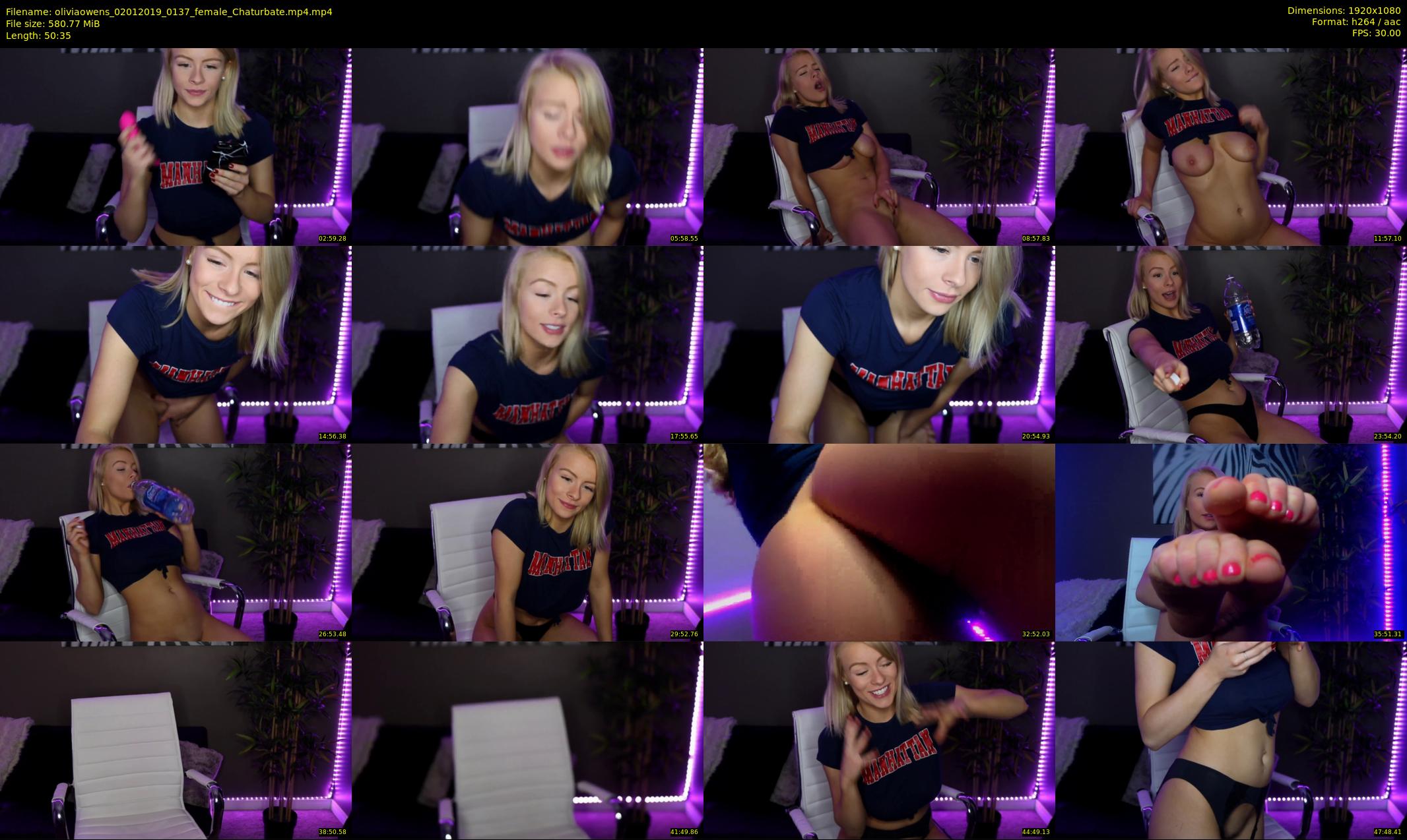 oliviaowens — 51 minute Chaturbate female cam show recording, 1080p, Jan 2, 2019