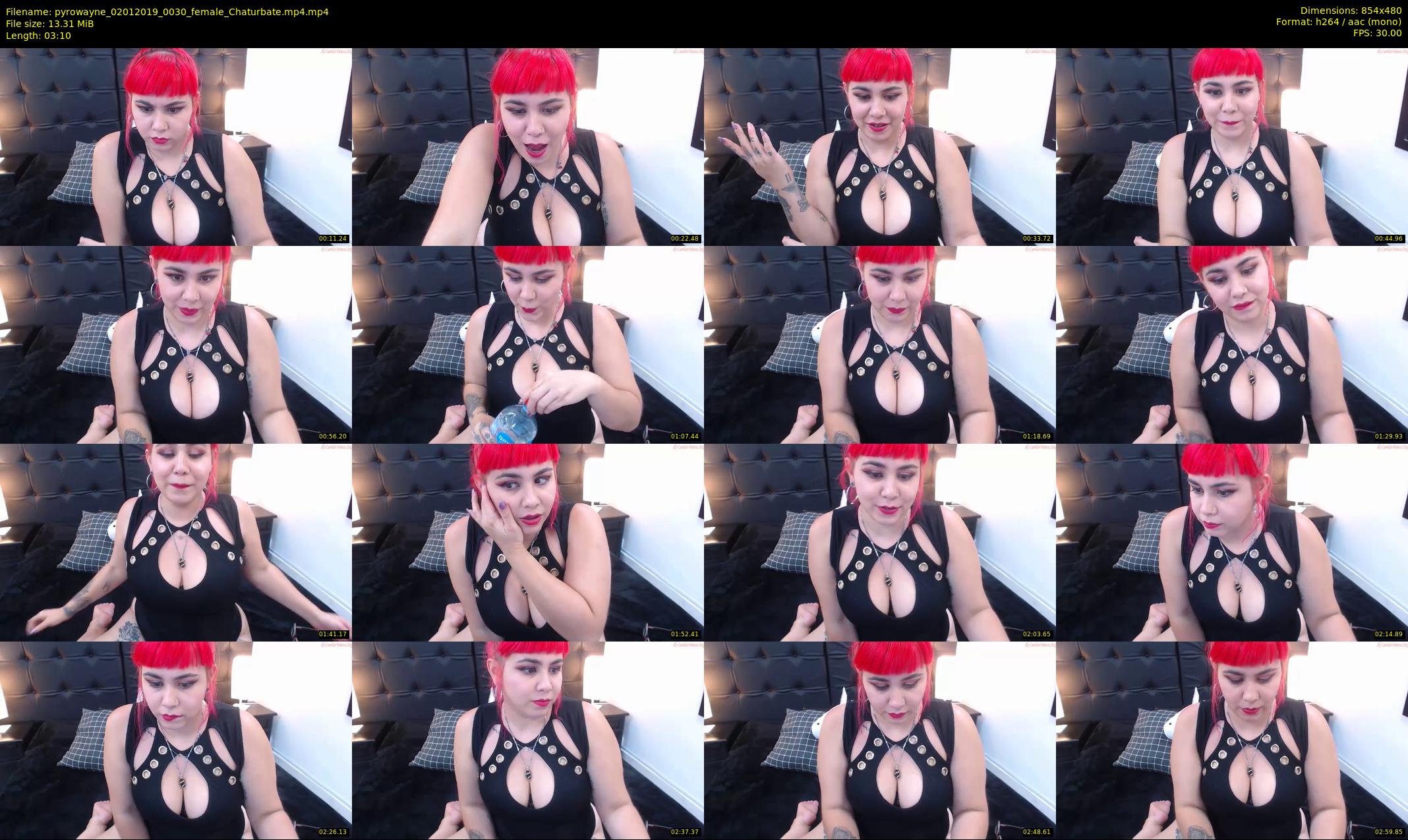 pyrowayne — 4 minute Chaturbate female cam show recording, 480p, Jan 2, 2019