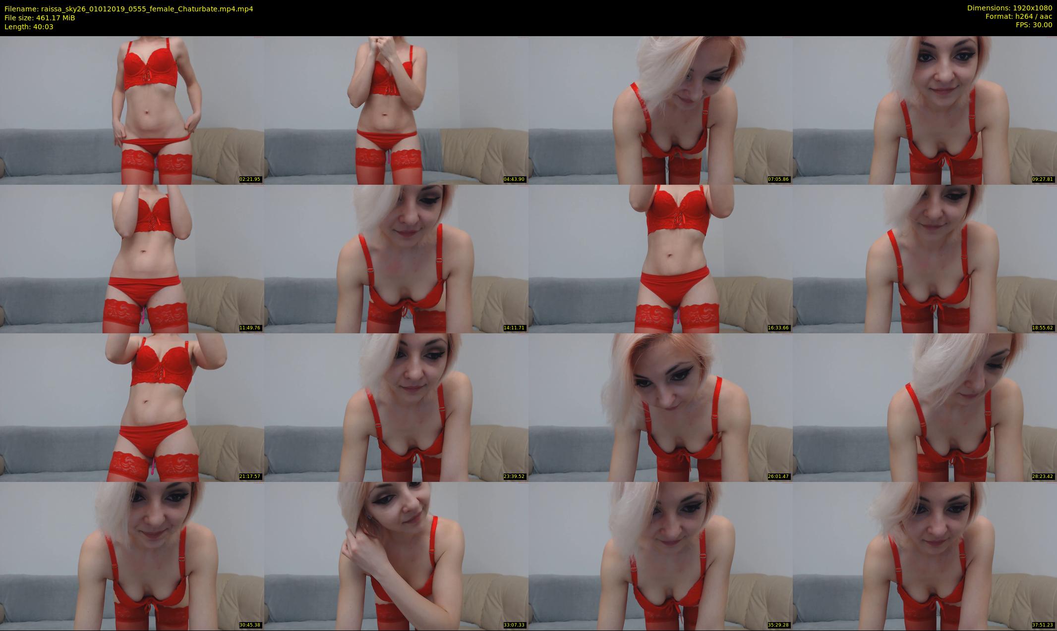 raissa_sky26 — 41 minute Chaturbate female cam show recording, 1080p, Jan 1, 2019