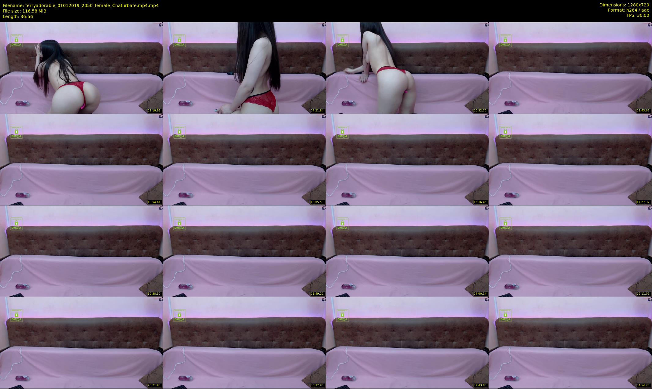 terryadorable — 37 minute Chaturbate female cam show recording, 720p, Jan 1, 2019