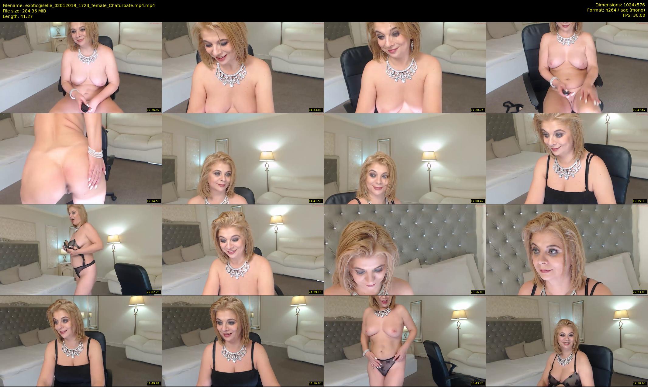 exoticgiselle — 42 minute Chaturbate female cam show recording, 480p, Jan 2, 2019
