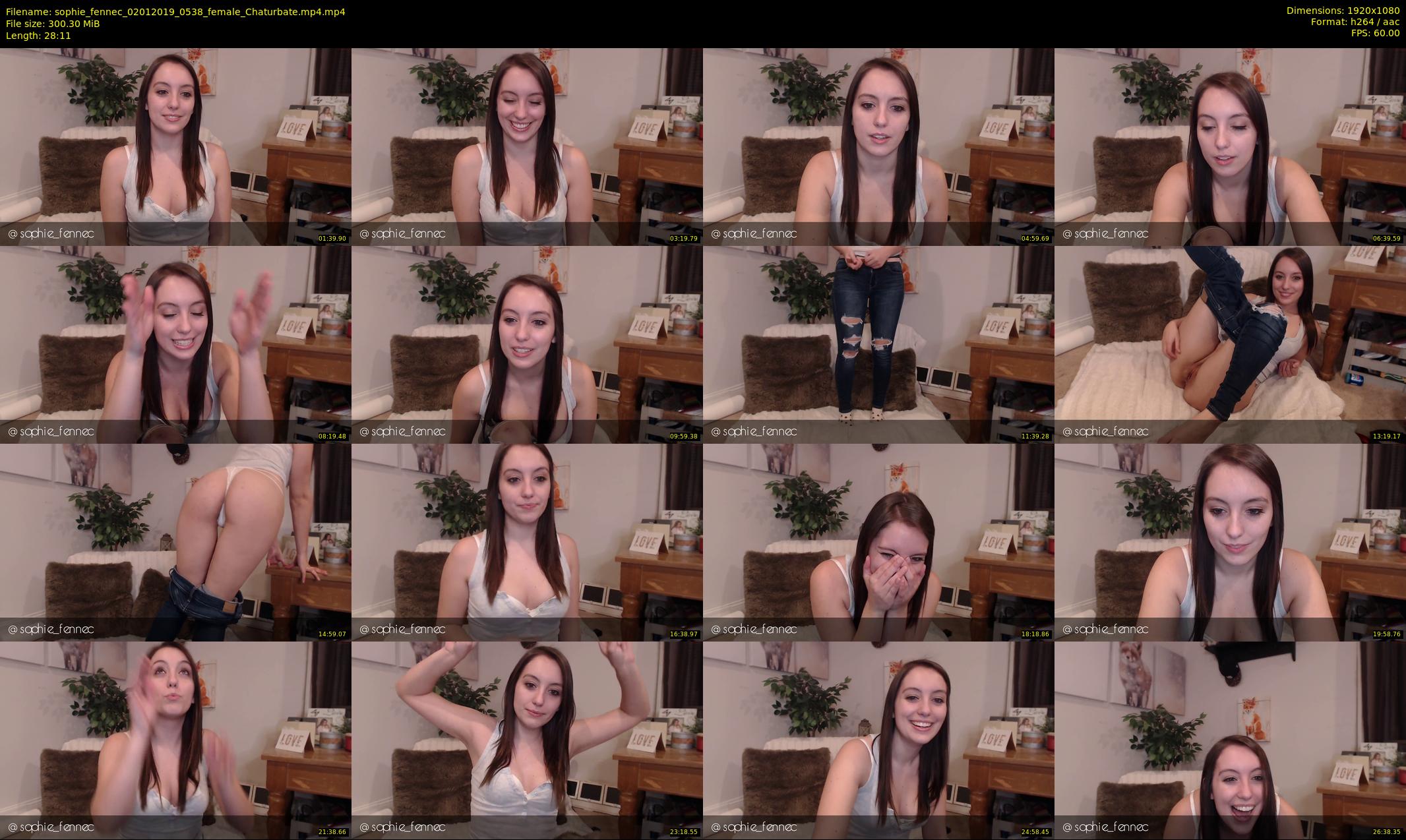 sophie_fennec — 29 minute Chaturbate female cam show recording, 1080p, Jan 2, 2019