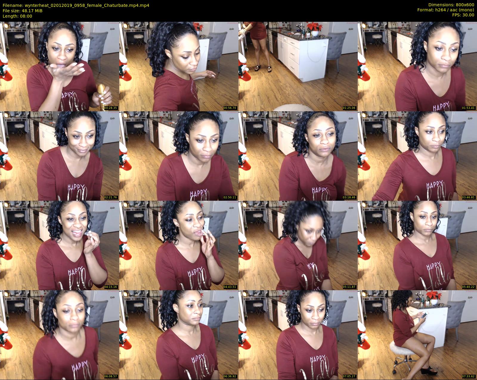 wynterheat — 8 minute Chaturbate female cam show recording, 480p, Jan 2, 2019