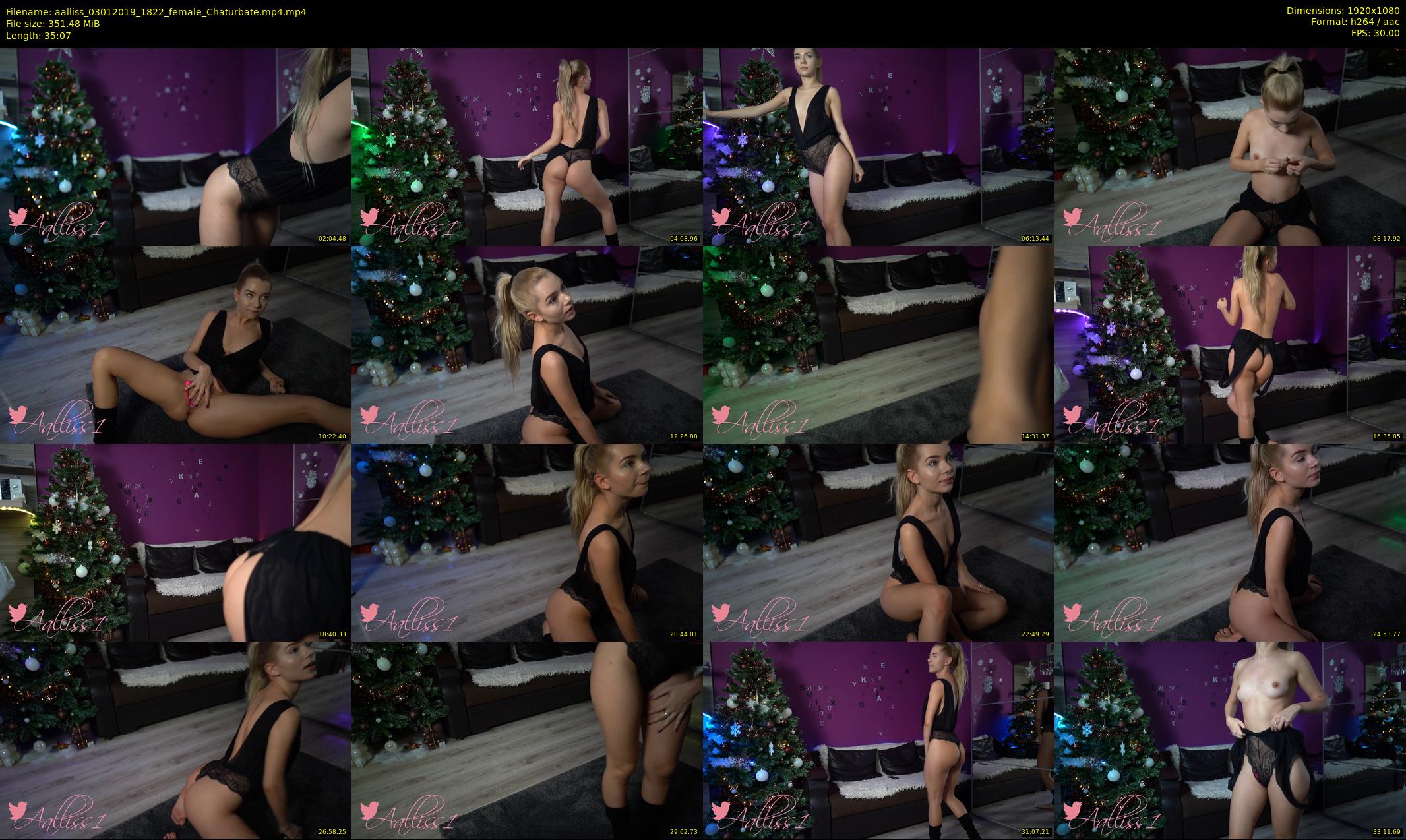 aalliss — 36 minute Chaturbate female cam show recording, 1080p, Jan 3, 2019