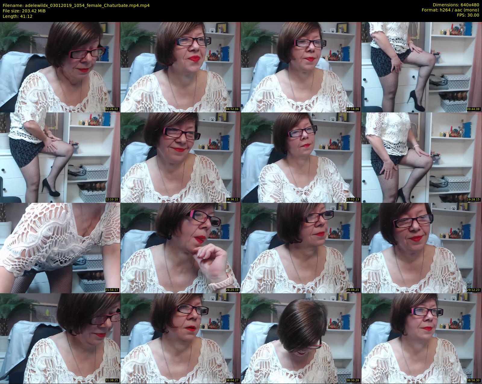 adelewildx — 42 minute Chaturbate female cam show recording, 480p, Jan 3, 2019