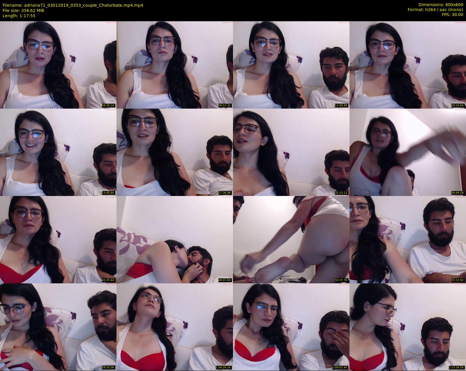 adriana71 — 78 minute Chaturbate couple cam show recording, 480p, Jan 3, 2019