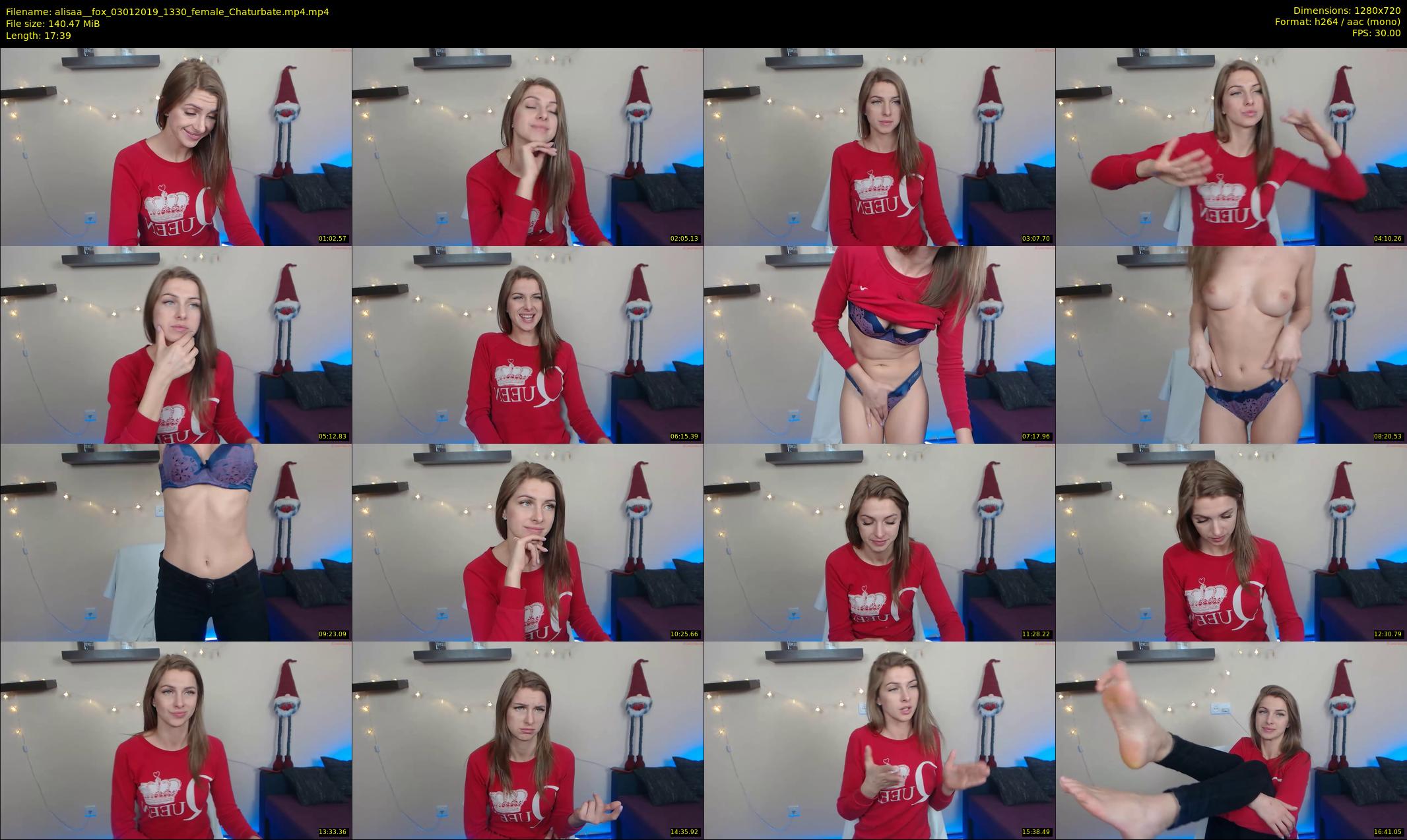 alisaa__fox — 18 minute Chaturbate female cam show recording, 720p, Jan 3, 2019