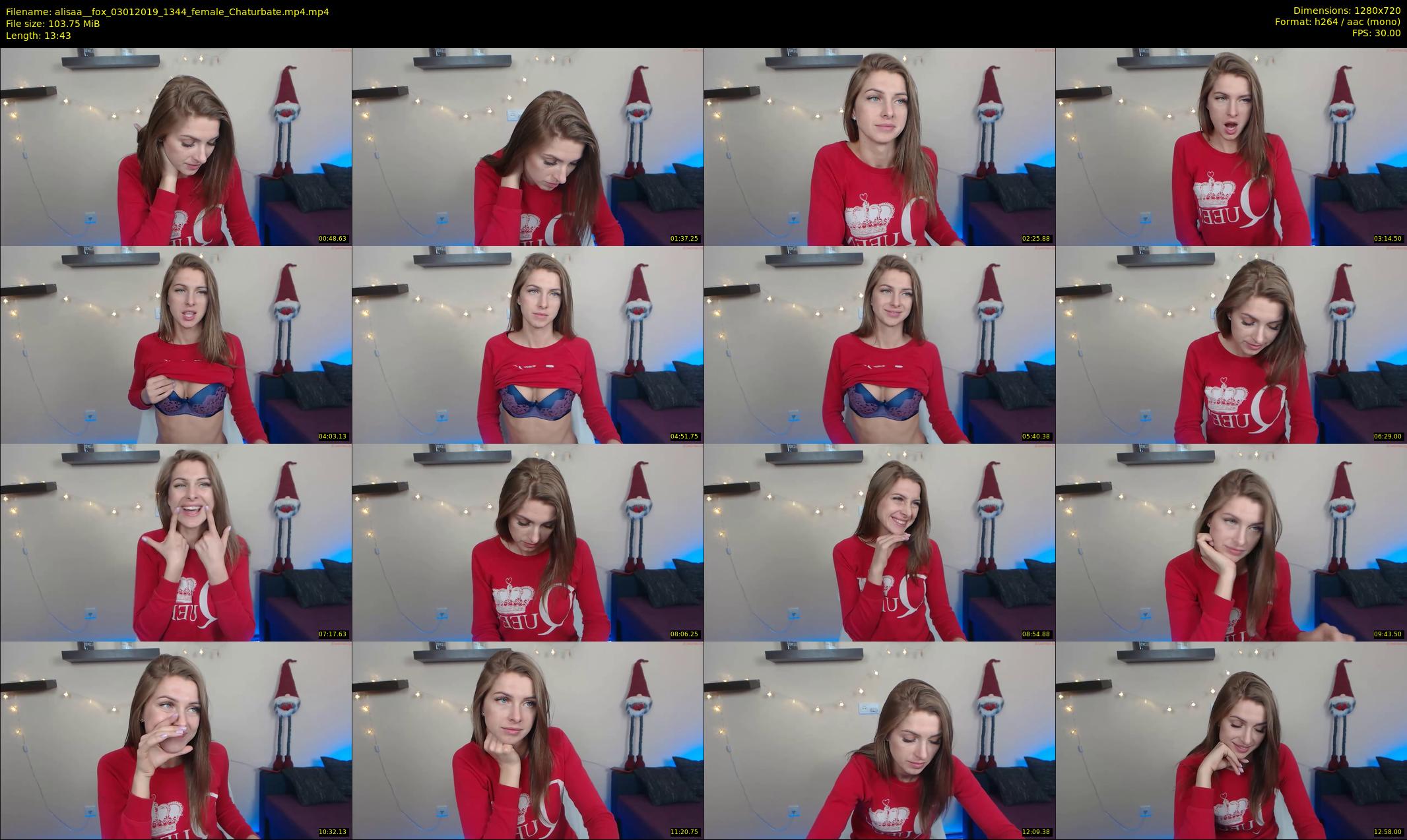 alisaa__fox — 14 minute Chaturbate female cam show recording, 720p, Jan 3, 2019