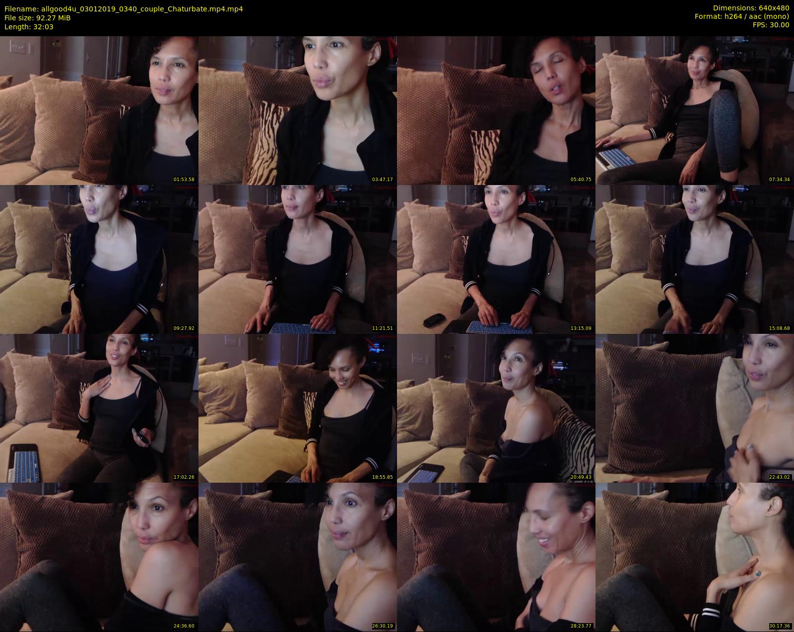 allgood4u — 33 minute Chaturbate couple cam show recording, 480p, Jan 3, 2019