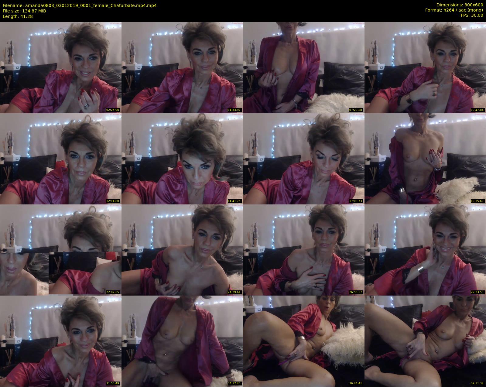 amanda0803 — 42 minute Chaturbate female cam show recording, 480p, Jan 3, 2019
