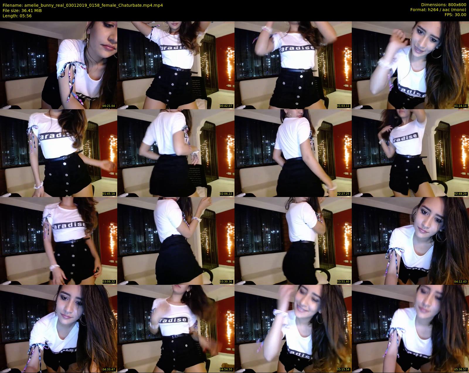 amelie_bunny_real — 6 minute Chaturbate female cam show recording, 480p, Jan 3, 2019