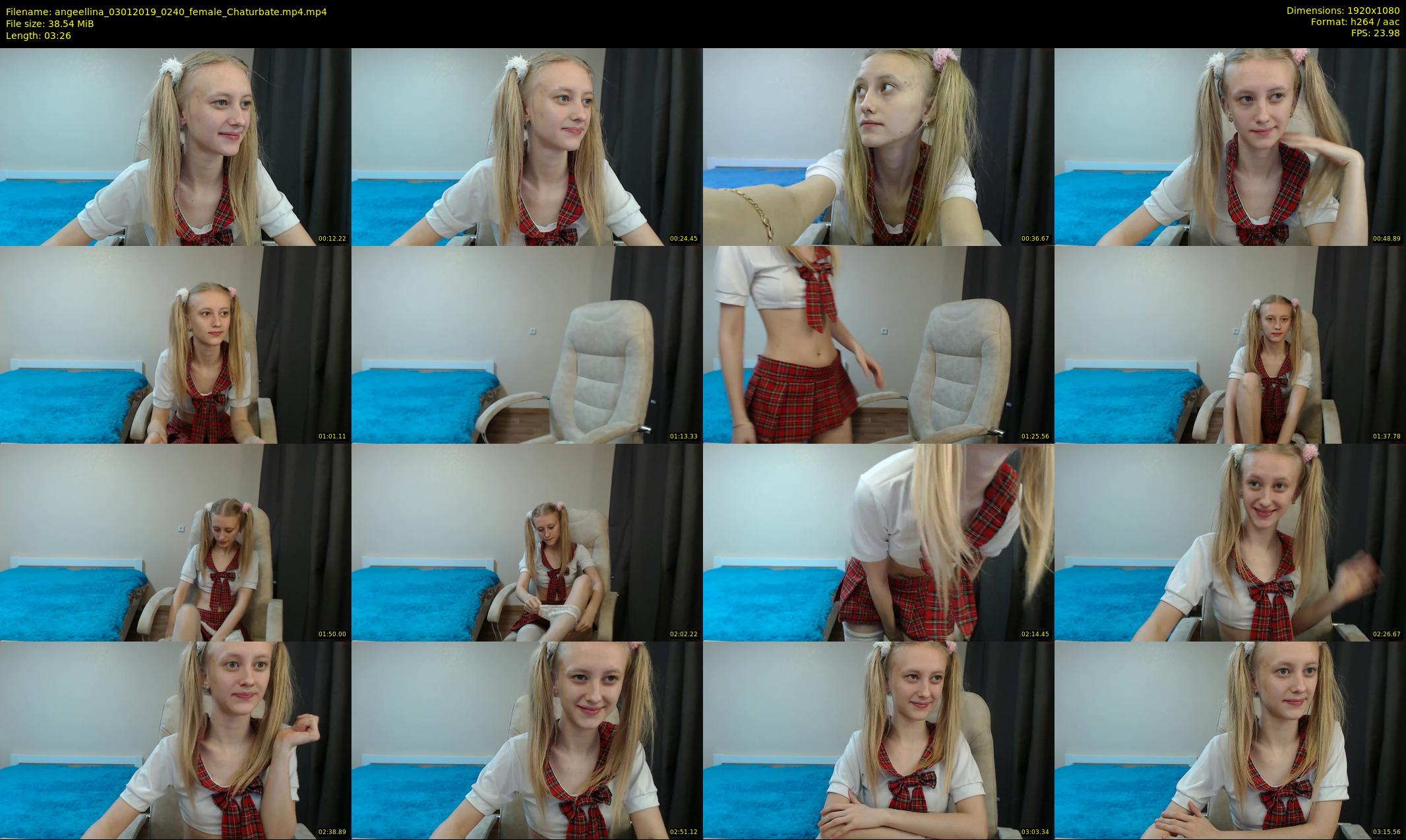 angeellina — 4 minute Chaturbate female cam show recording, 1080p, Jan 3, 2019