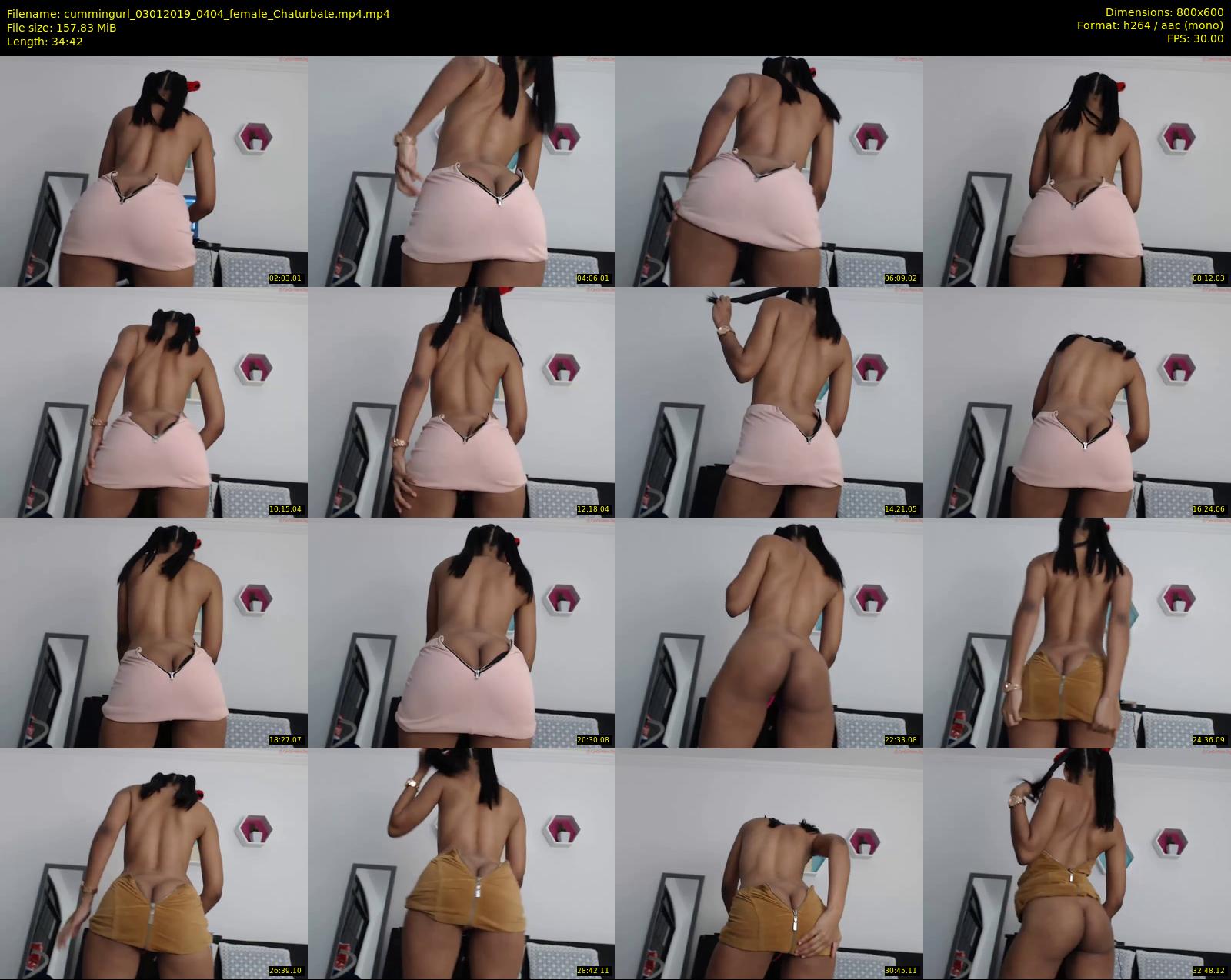 cummingurl — 35 minute Chaturbate couple cam show recording, 480p, Jan 3, 2019