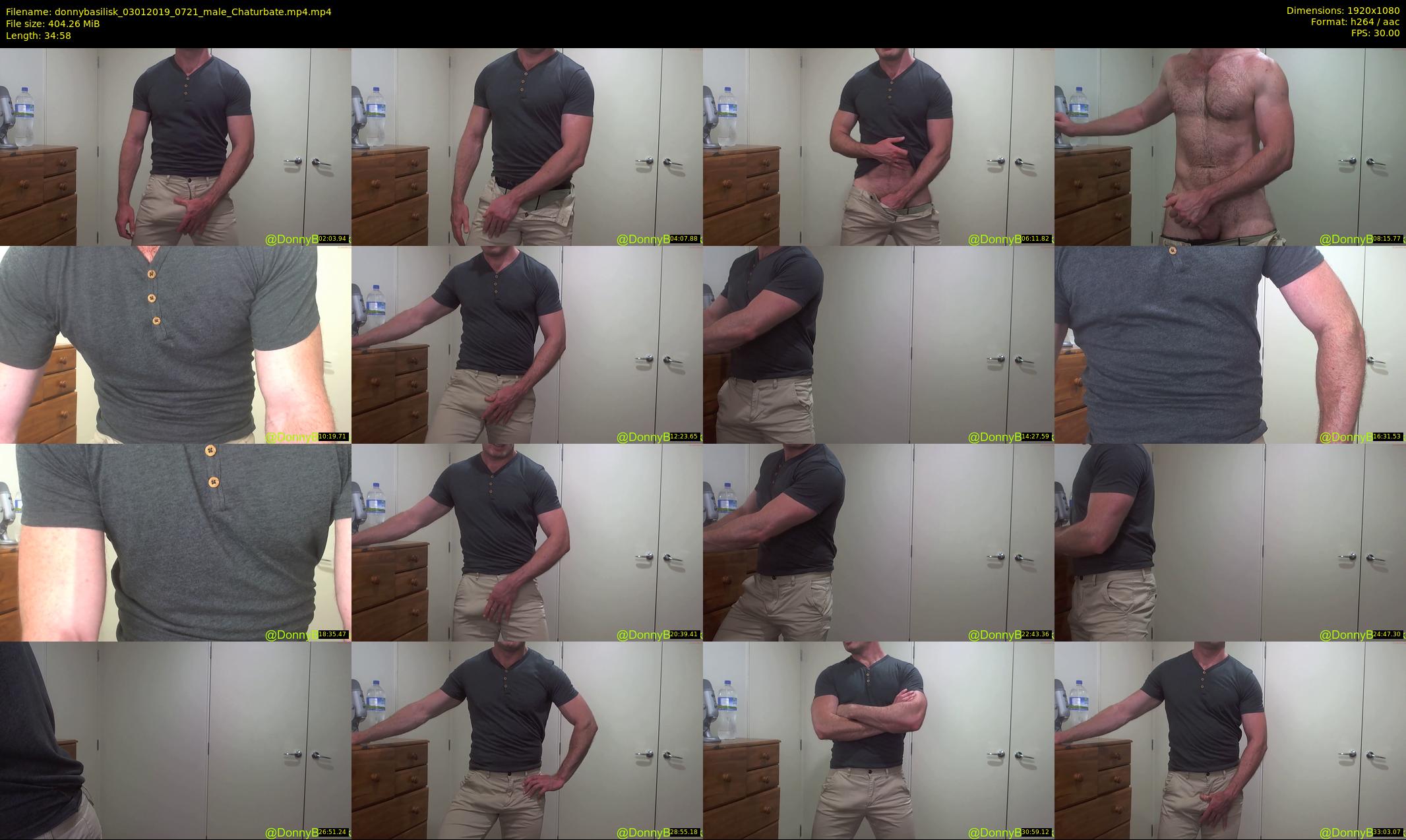 donnybasilisk — 35 minute Chaturbate male cam show recording, 1080p, Jan 3, 2019