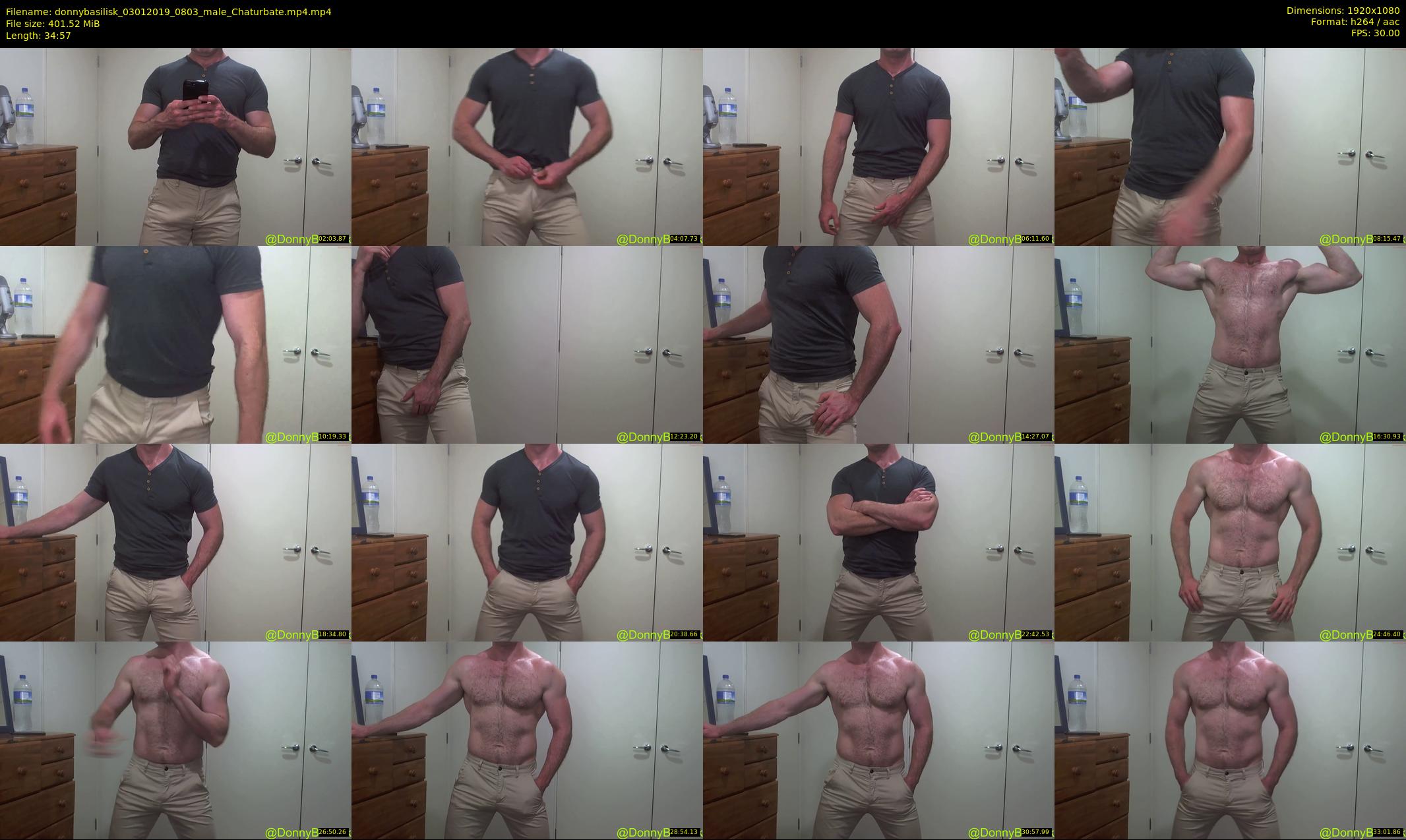 donnybasilisk — 35 minute Chaturbate male cam show recording, 1080p, Jan 3, 2019
