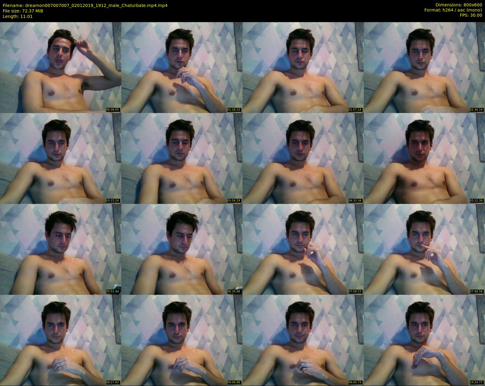 dreamon007007007 — 12 minute Chaturbate male cam show recording, 480p, Jan 2, 2019